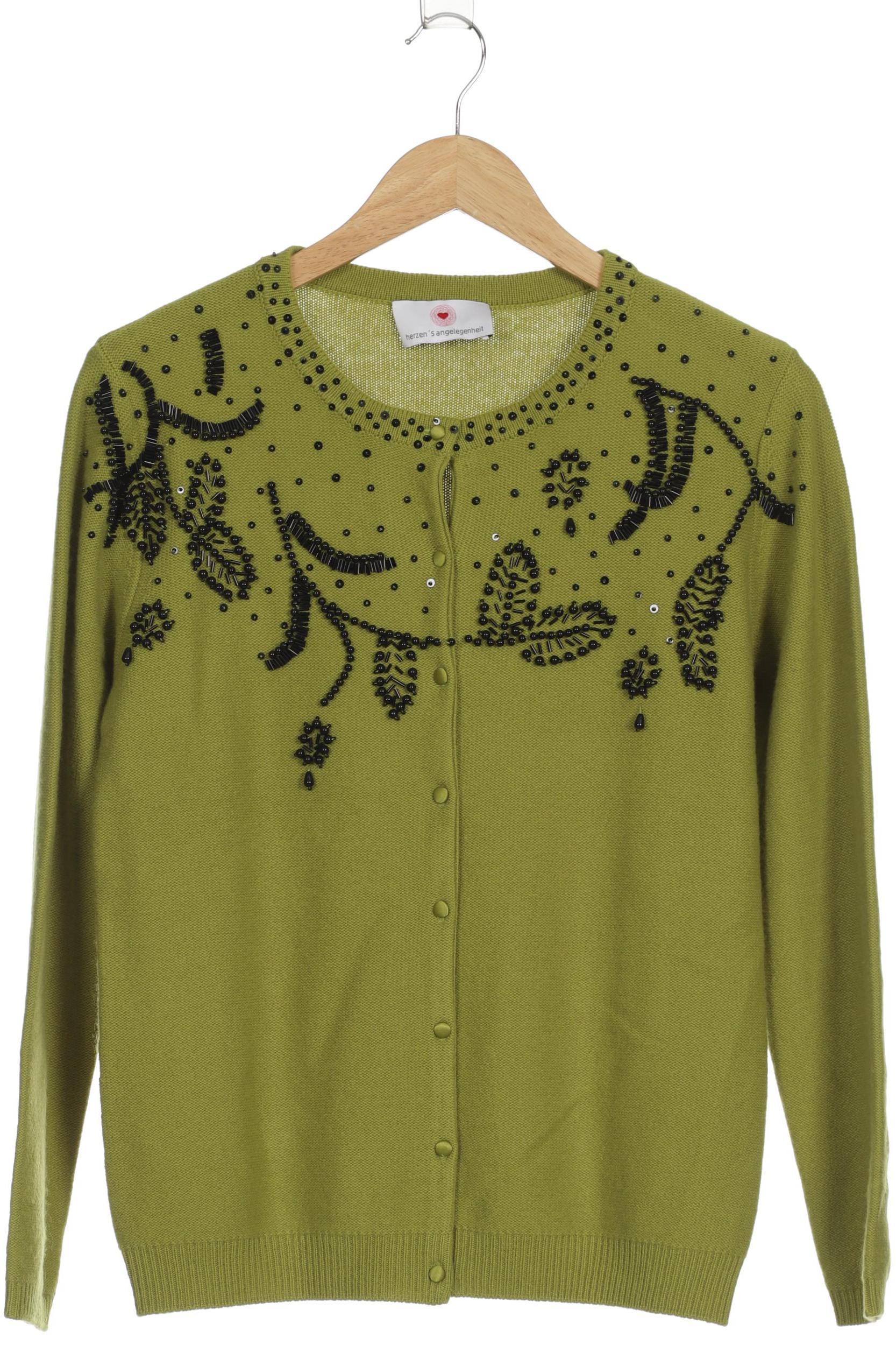 

Herzensangelegenheit Damen Strickjacke, grün, Gr. 40