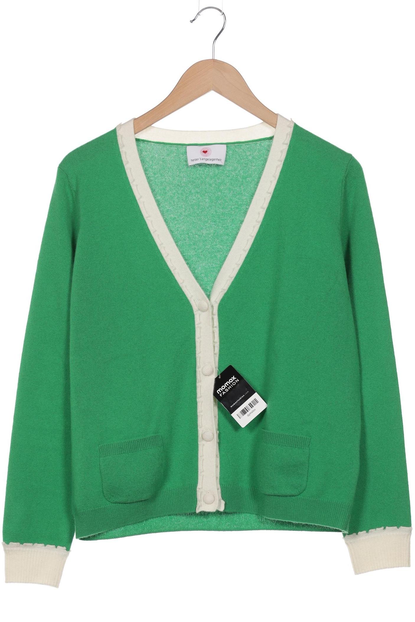 

Herzensangelegenheit Damen Strickjacke, grün, Gr. 36