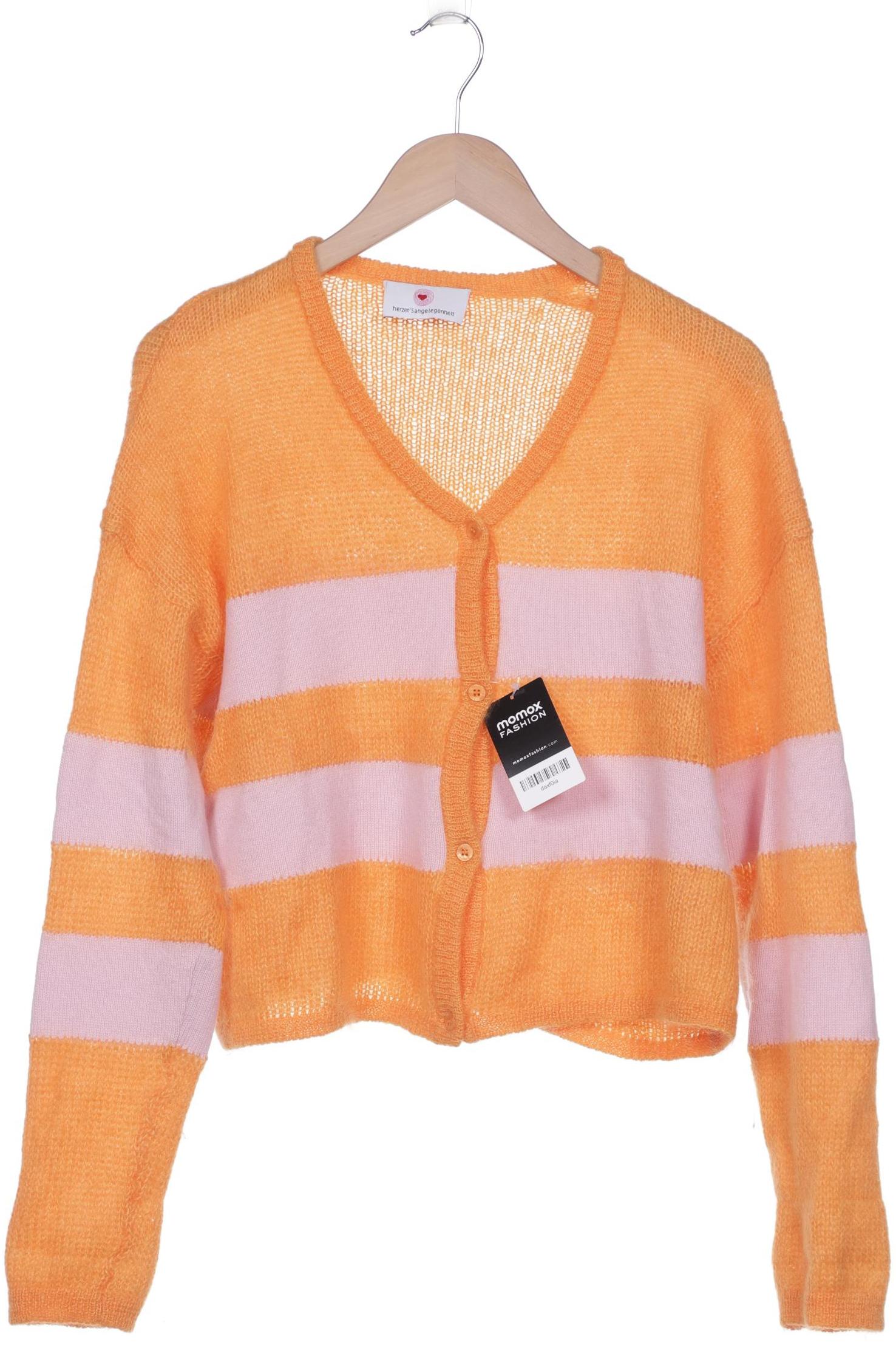 

Herzensangelegenheit Damen Strickjacke, orange, Gr. 40