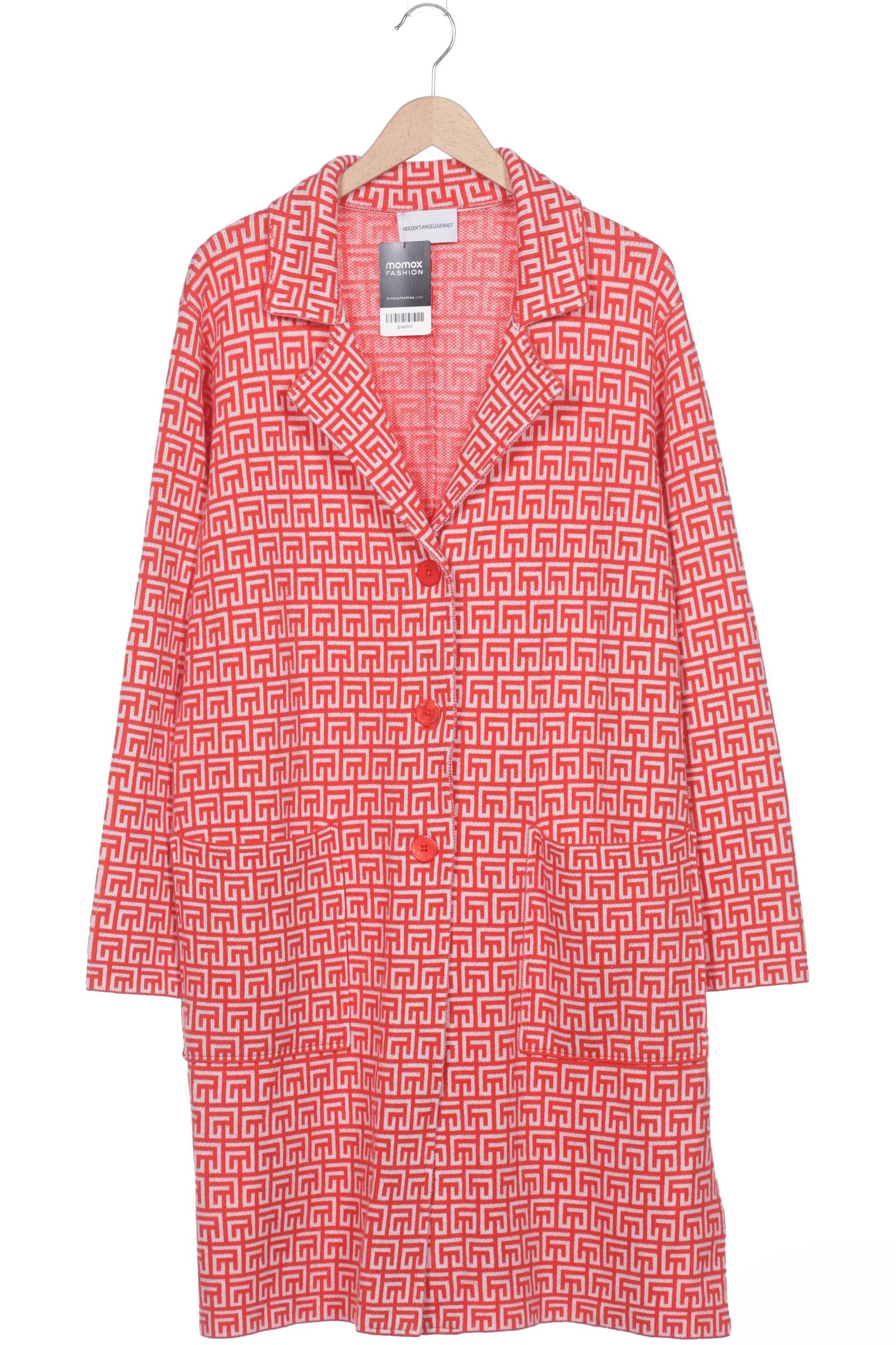 

Herzensangelegenheit Damen Strickjacke, orange, Gr. 44