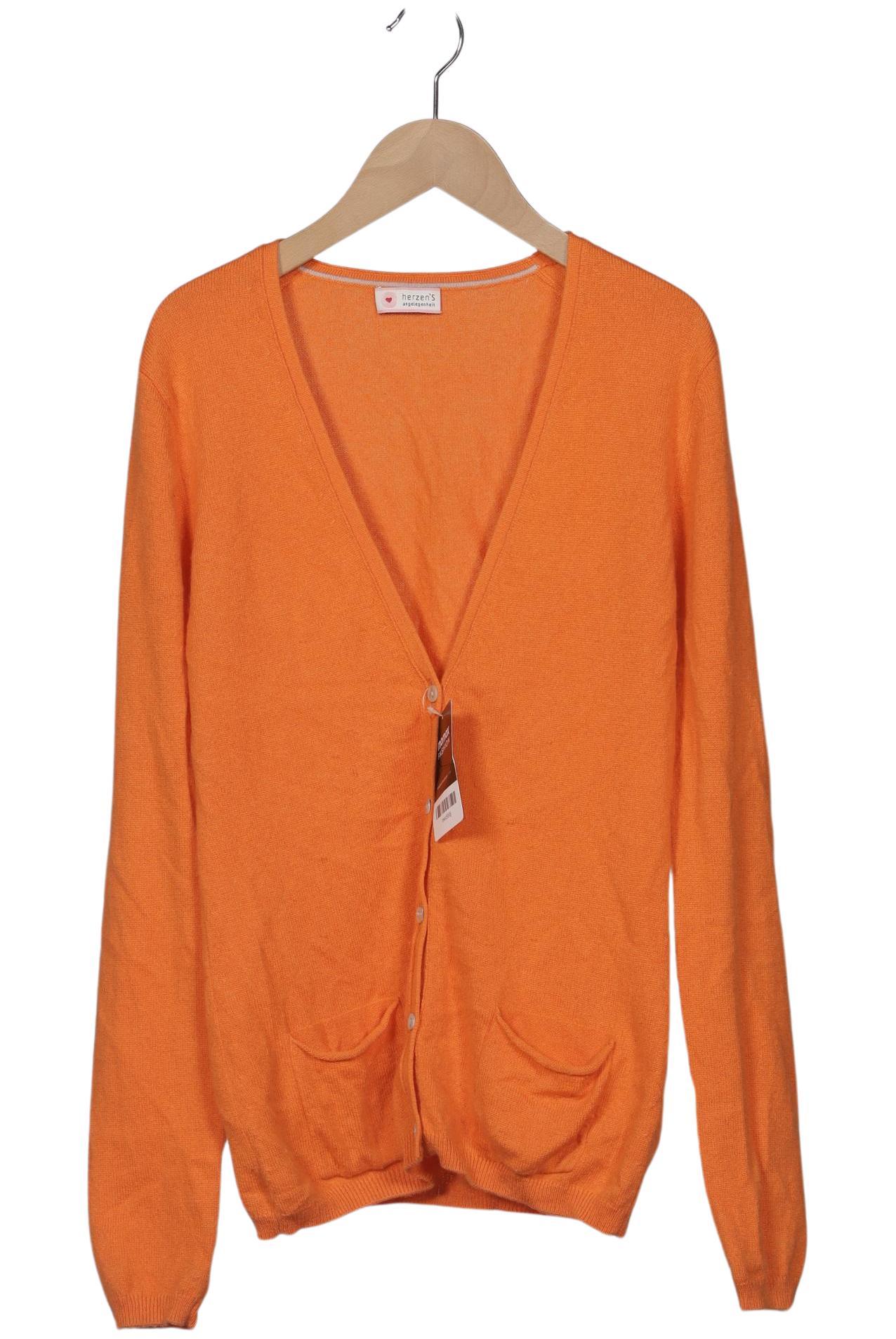 

Herzensangelegenheit Damen Strickjacke, orange, Gr. 36