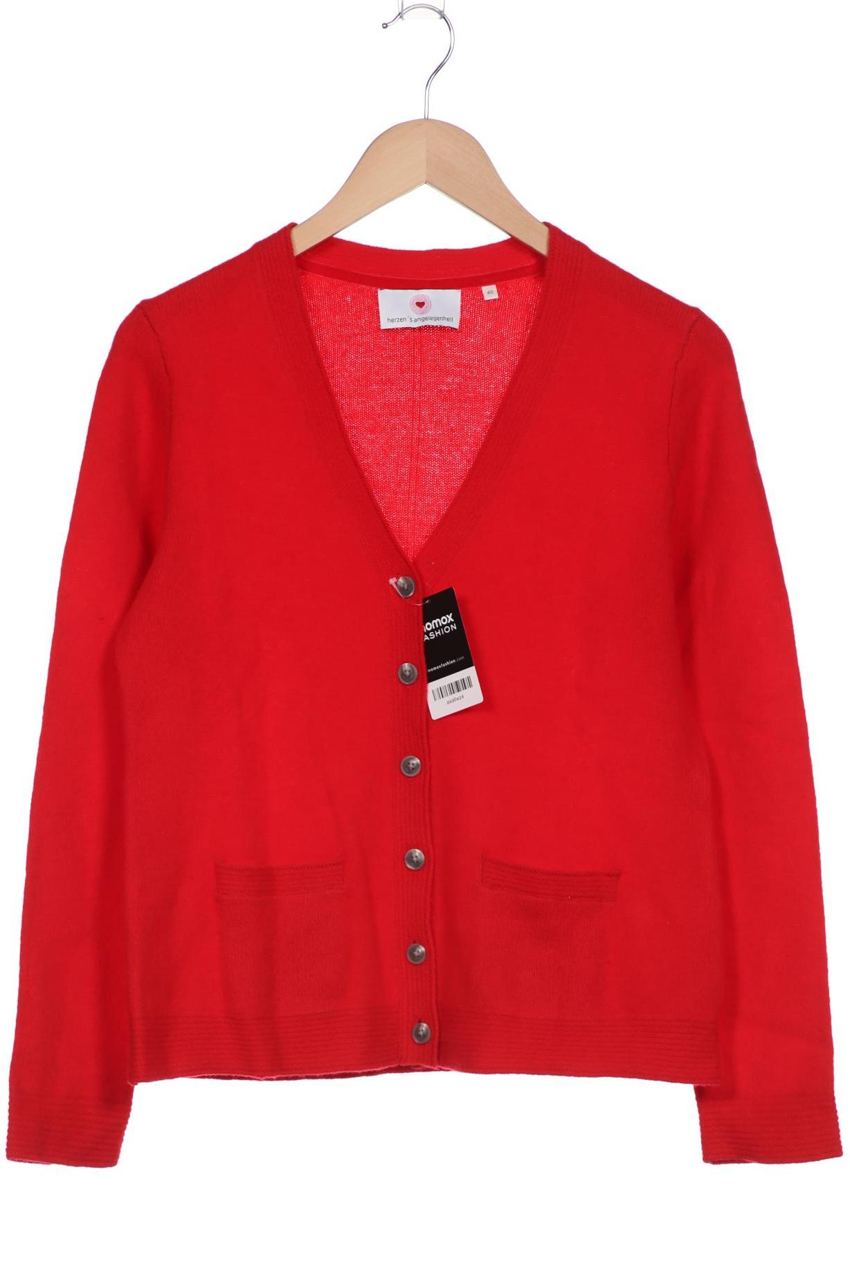 

Herzensangelegenheit Damen Strickjacke, rot, Gr. 40