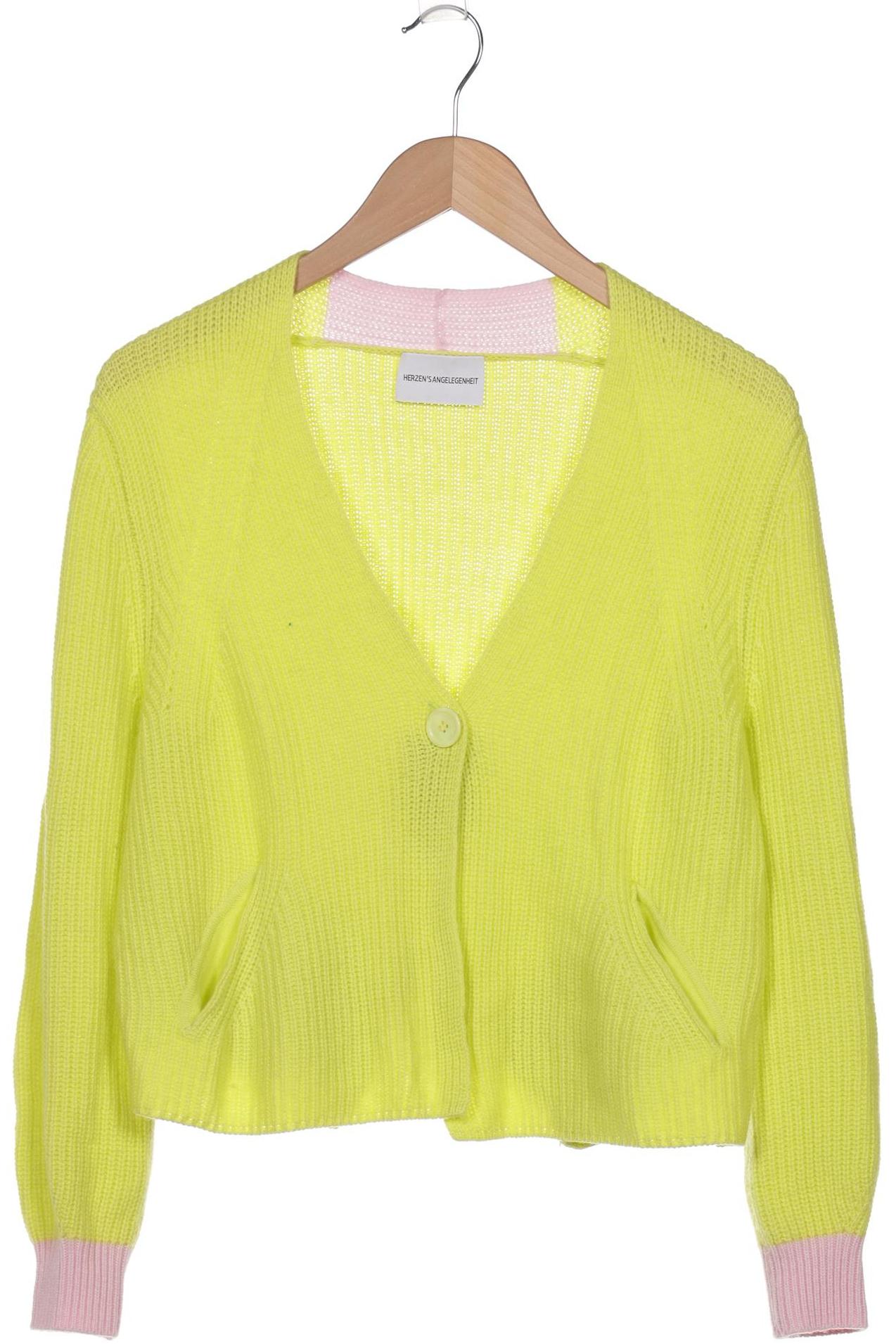 

Herzensangelegenheit Damen Strickjacke, gelb, Gr. 38