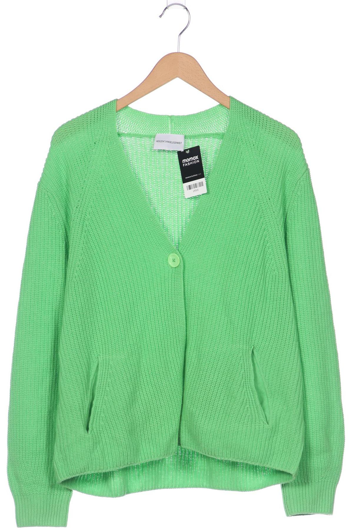 

Herzensangelegenheit Damen Strickjacke, grün, Gr. 46