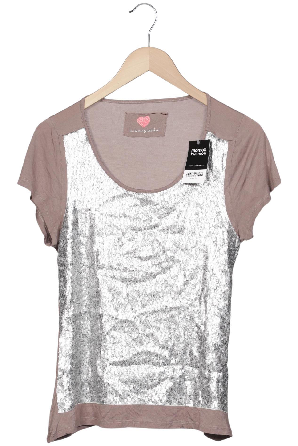

Herzensangelegenheit Damen T-Shirt, silber, Gr. 40