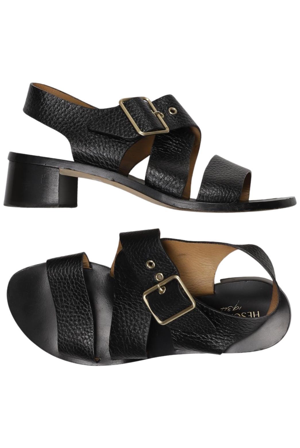 

Heschung Damen Sandale, schwarz, Gr. 4.5