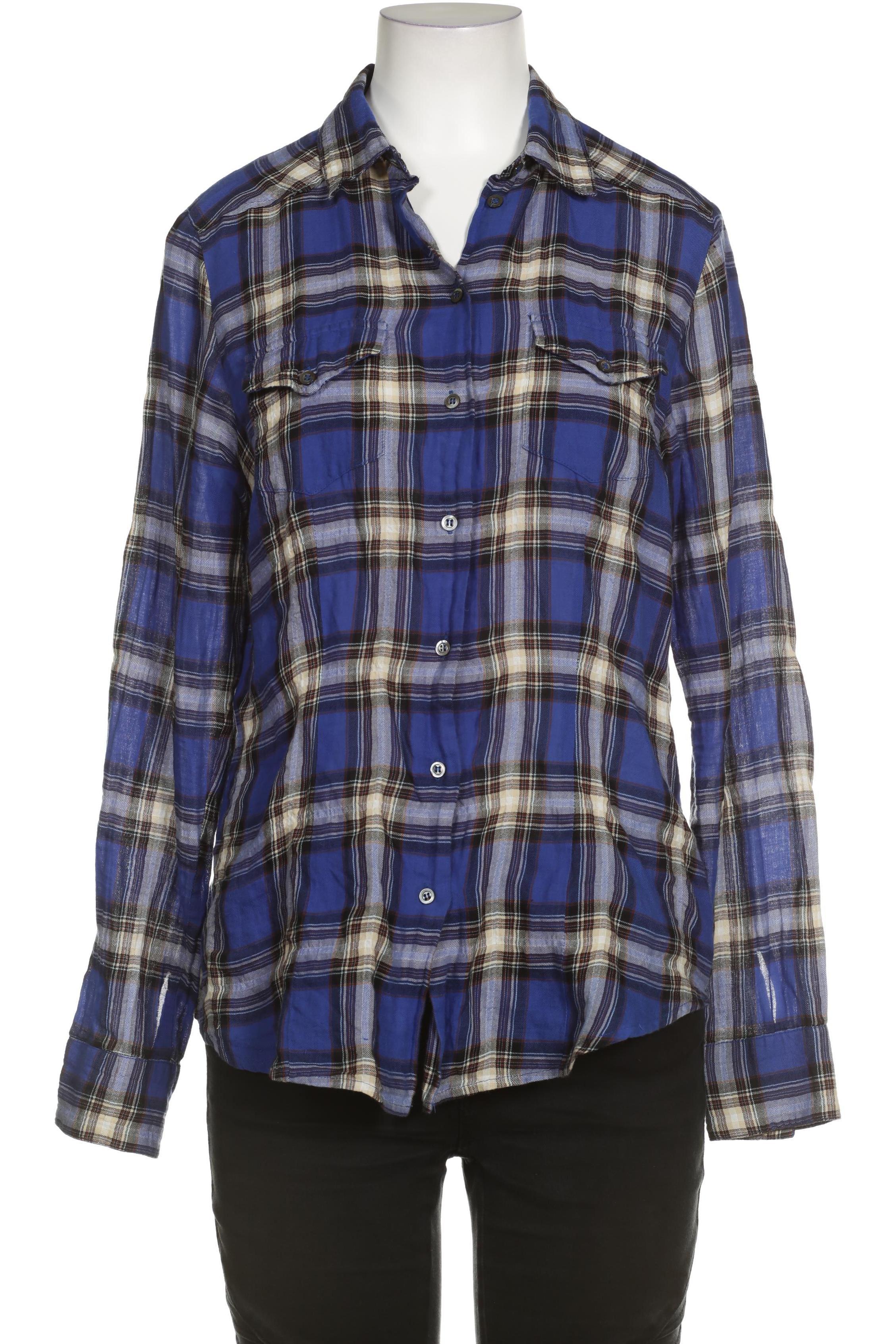 

hessnatur Damen Bluse, blau, Gr. 38