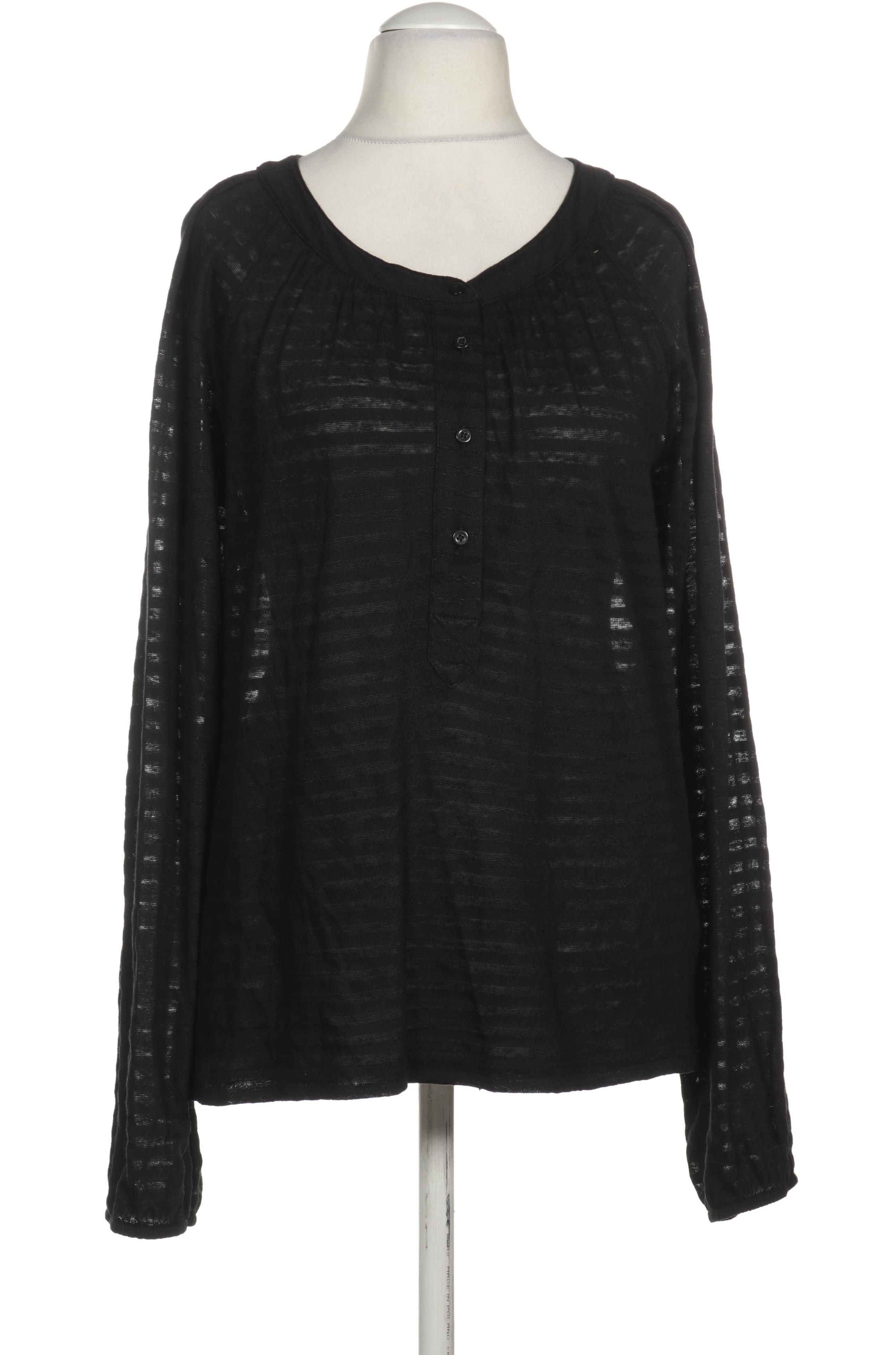 

hessnatur Damen Langarmshirt, schwarz, Gr. 36