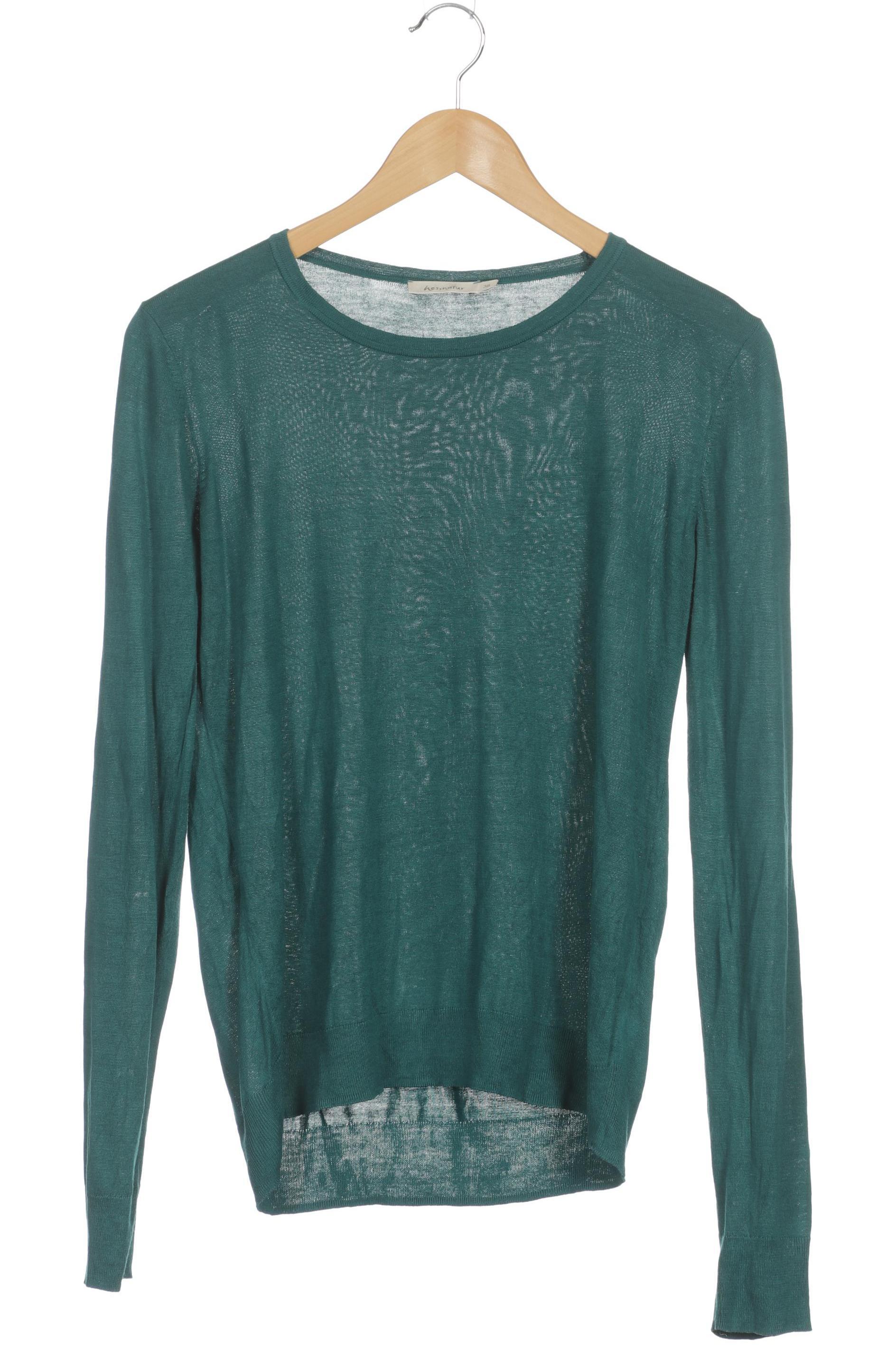 

hessnatur Damen Pullover, grün, Gr. 38