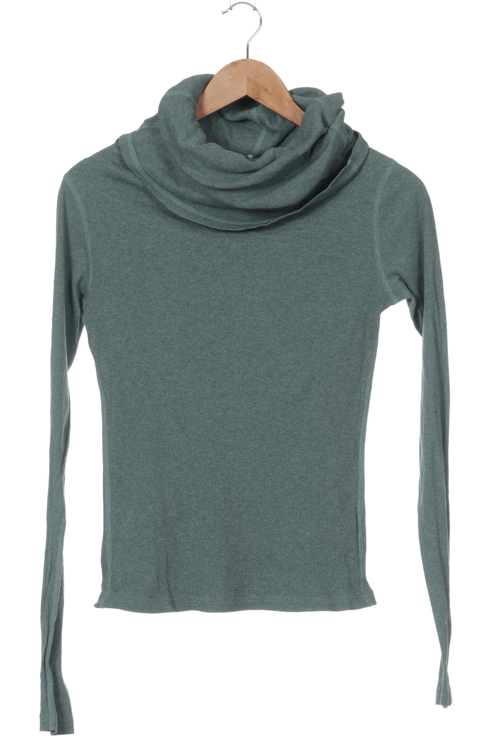 

hessnatur Damen Langarmshirt, grün, Gr. 34