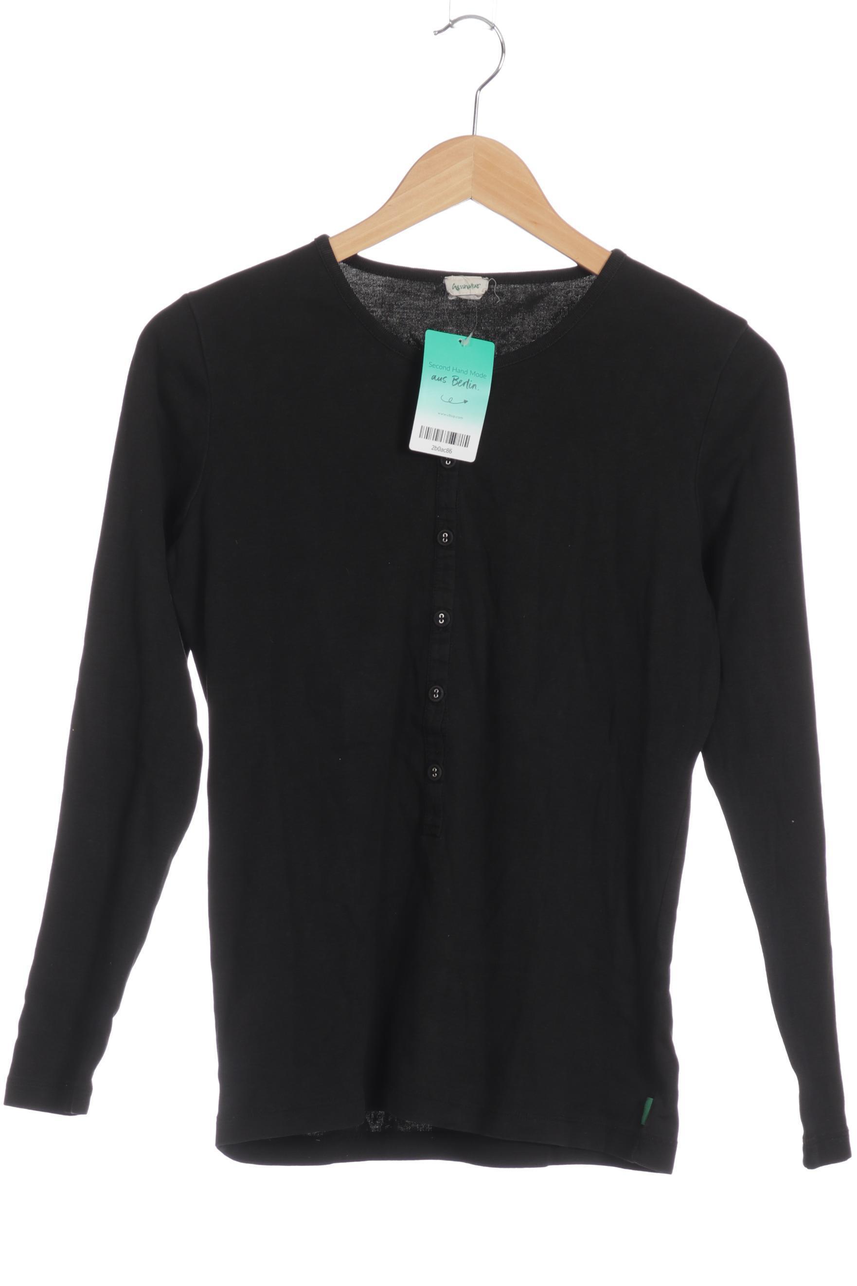 

hessnatur Damen Langarmshirt, schwarz, Gr.