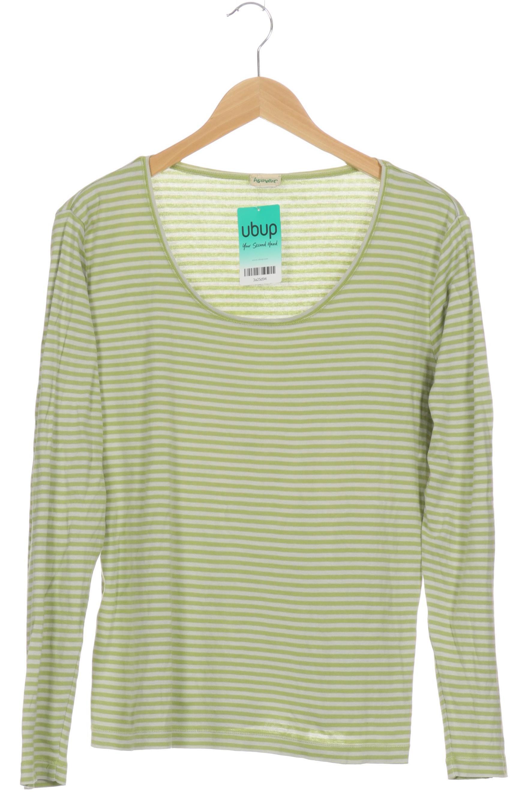 

hessnatur Damen Langarmshirt, grün, Gr. 44