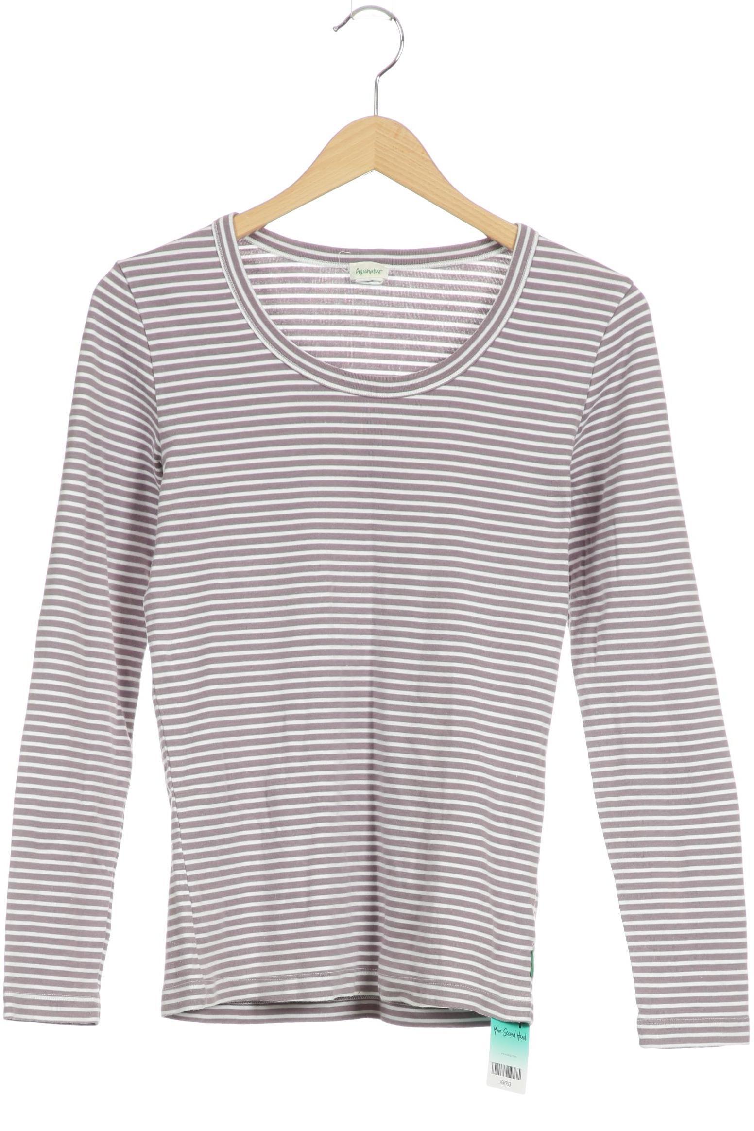 

hessnatur Damen Langarmshirt, lila, Gr. 36