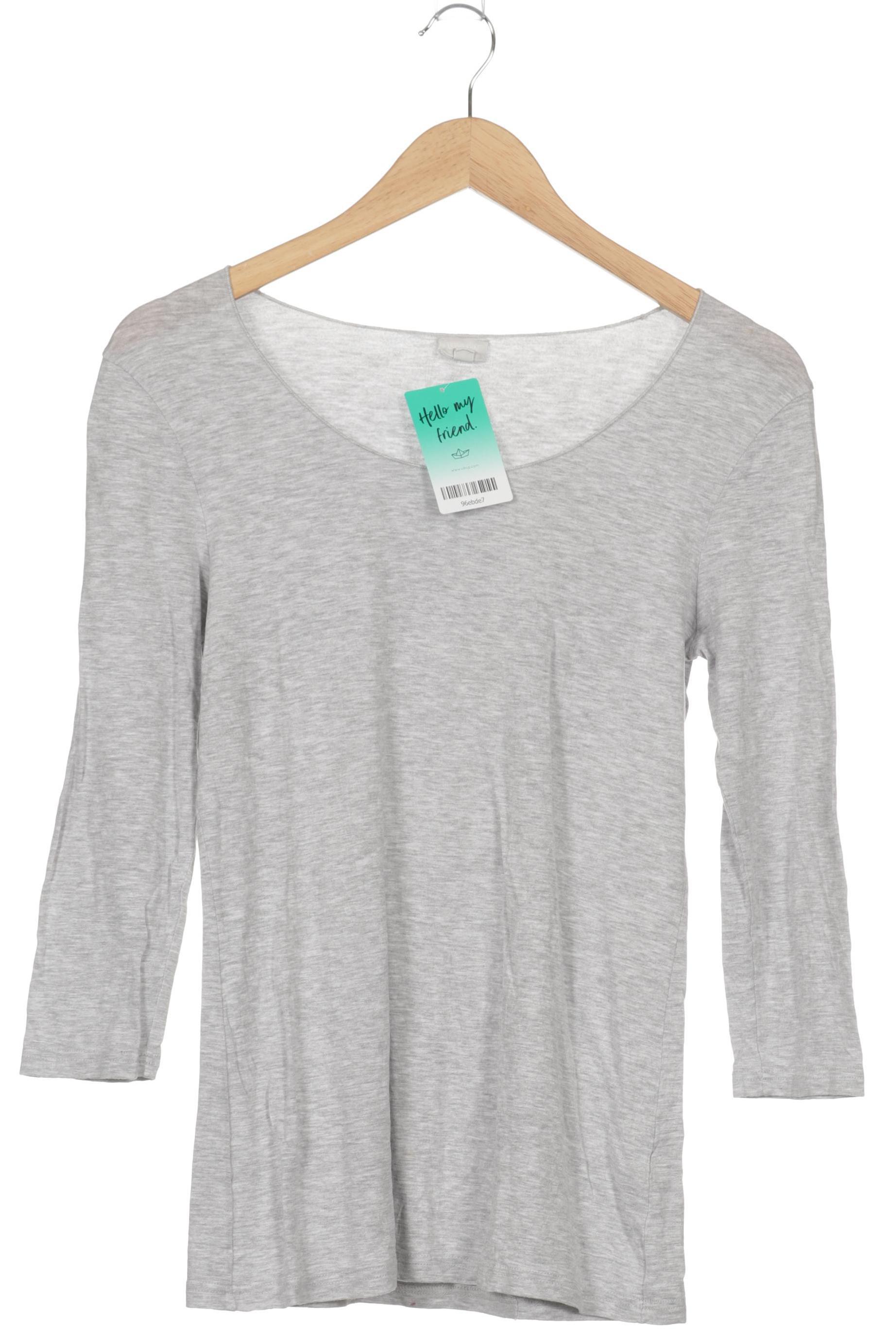

hessnatur Damen Langarmshirt, grau, Gr. 40