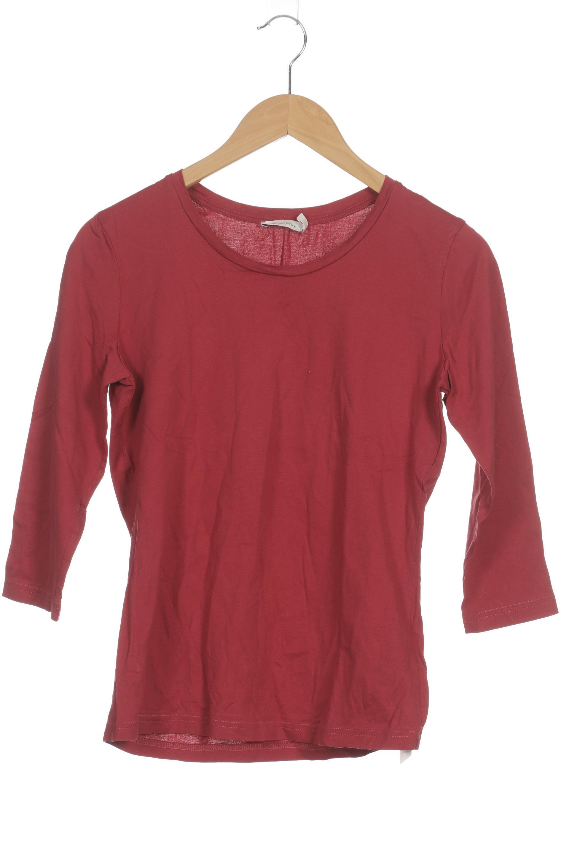 

hessnatur Damen Langarmshirt, rot, Gr. 36