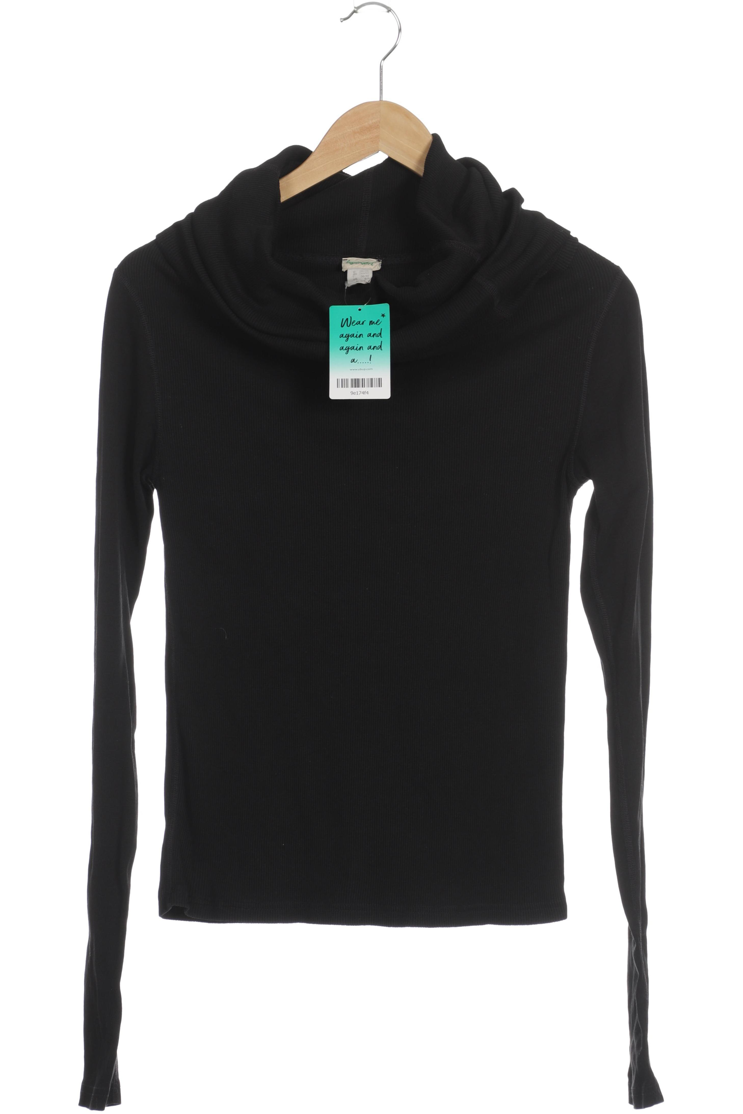 

hessnatur Damen Langarmshirt, schwarz, Gr. 36