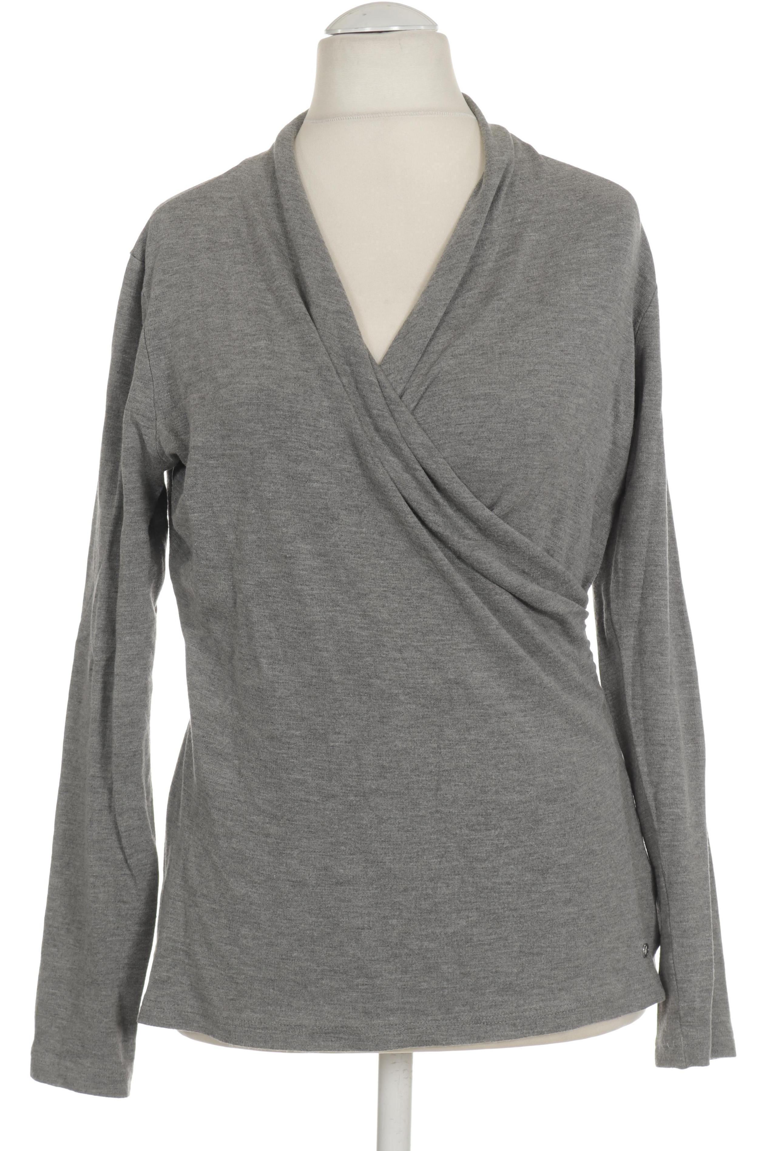 

hessnatur Damen Langarmshirt, grau, Gr. 38