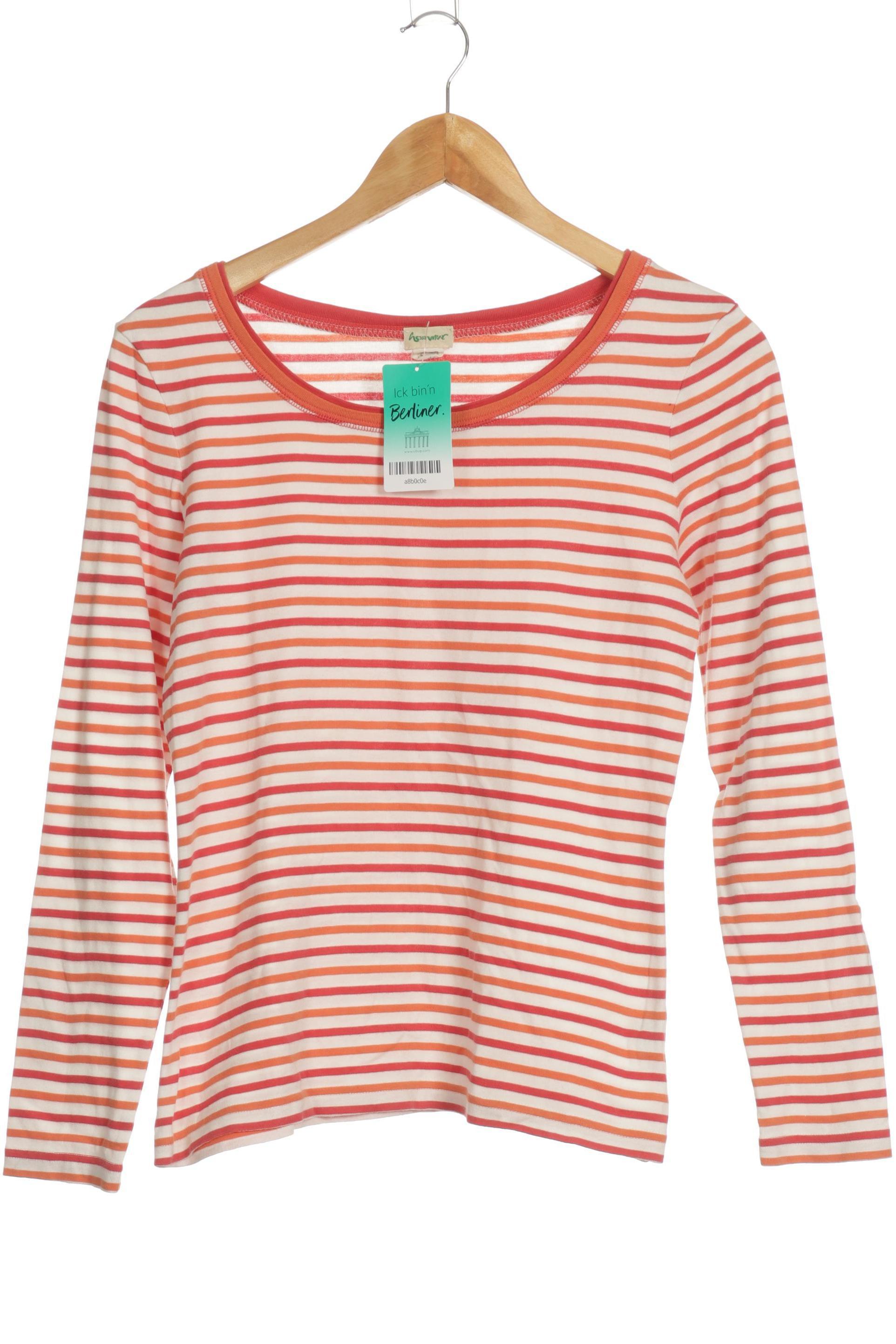 

hessnatur Damen Langarmshirt, orange, Gr. 36