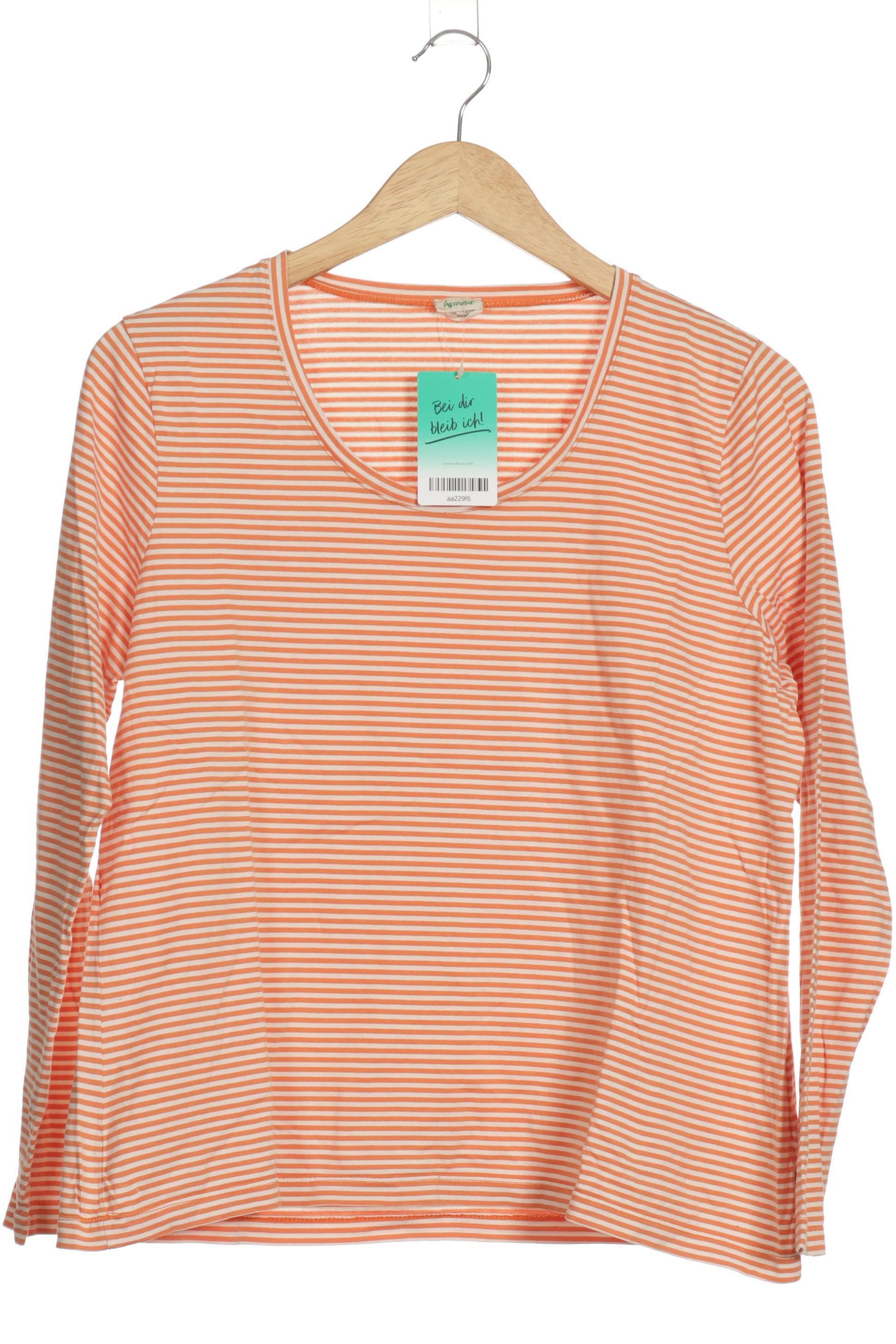 

hessnatur Damen Langarmshirt, orange, Gr. 44