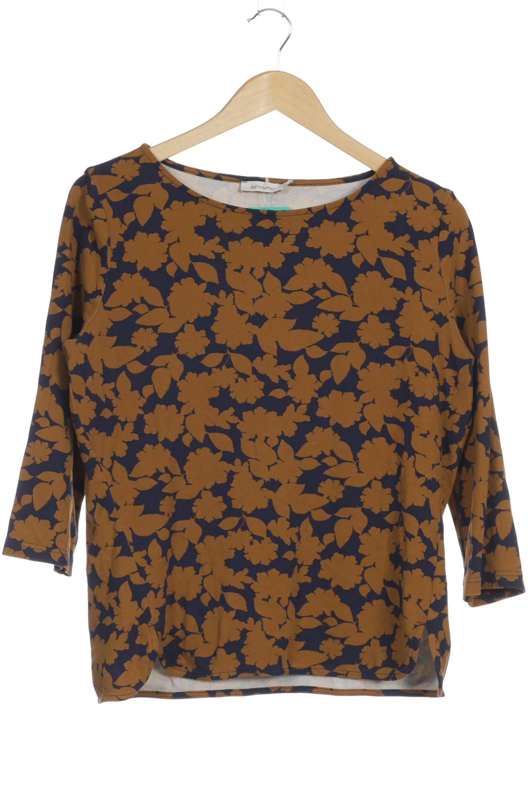 

hessnatur Damen Langarmshirt, braun, Gr. 40