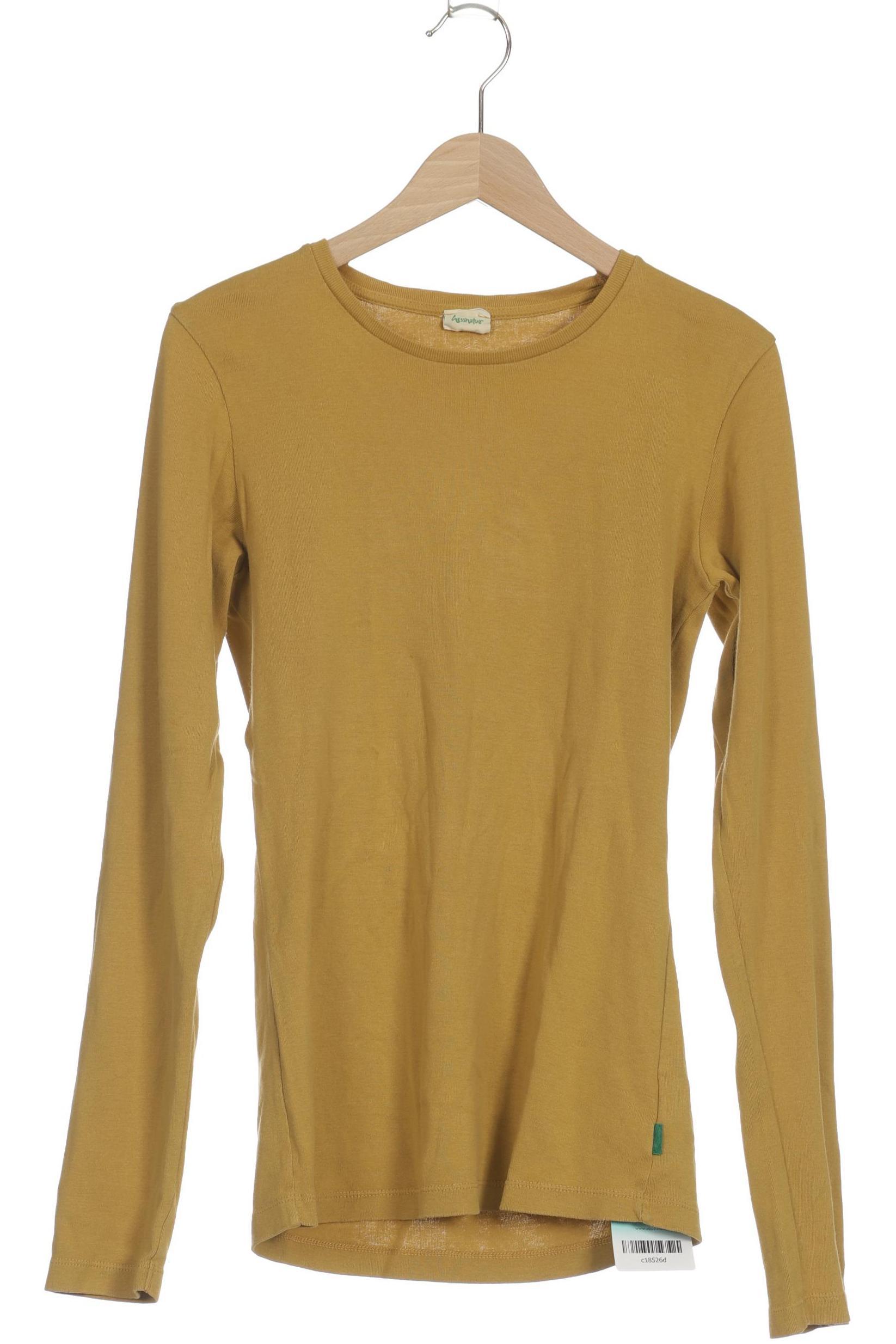 

hessnatur Damen Langarmshirt, gelb, Gr. 36