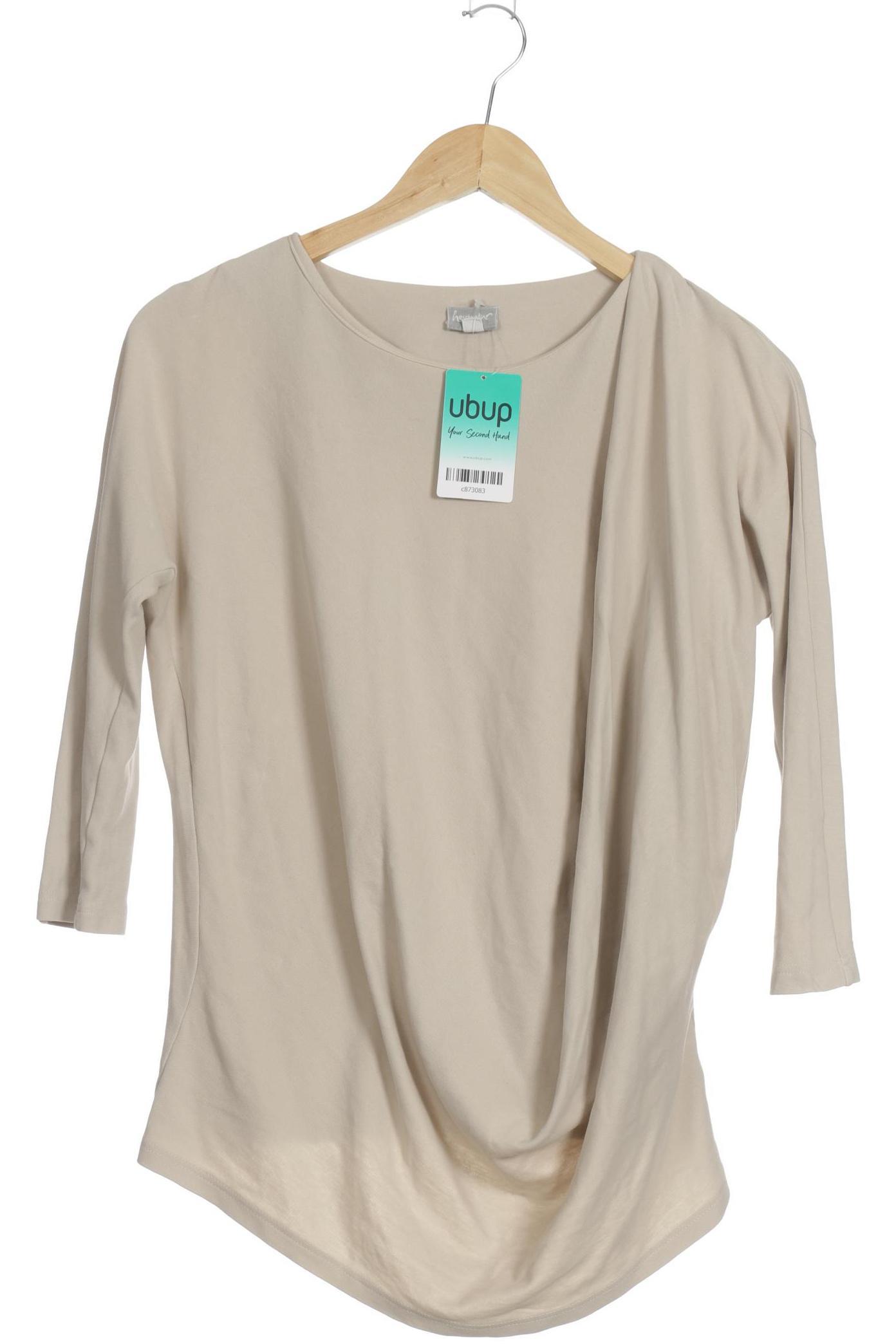 

hessnatur Damen Langarmshirt, beige, Gr. 36
