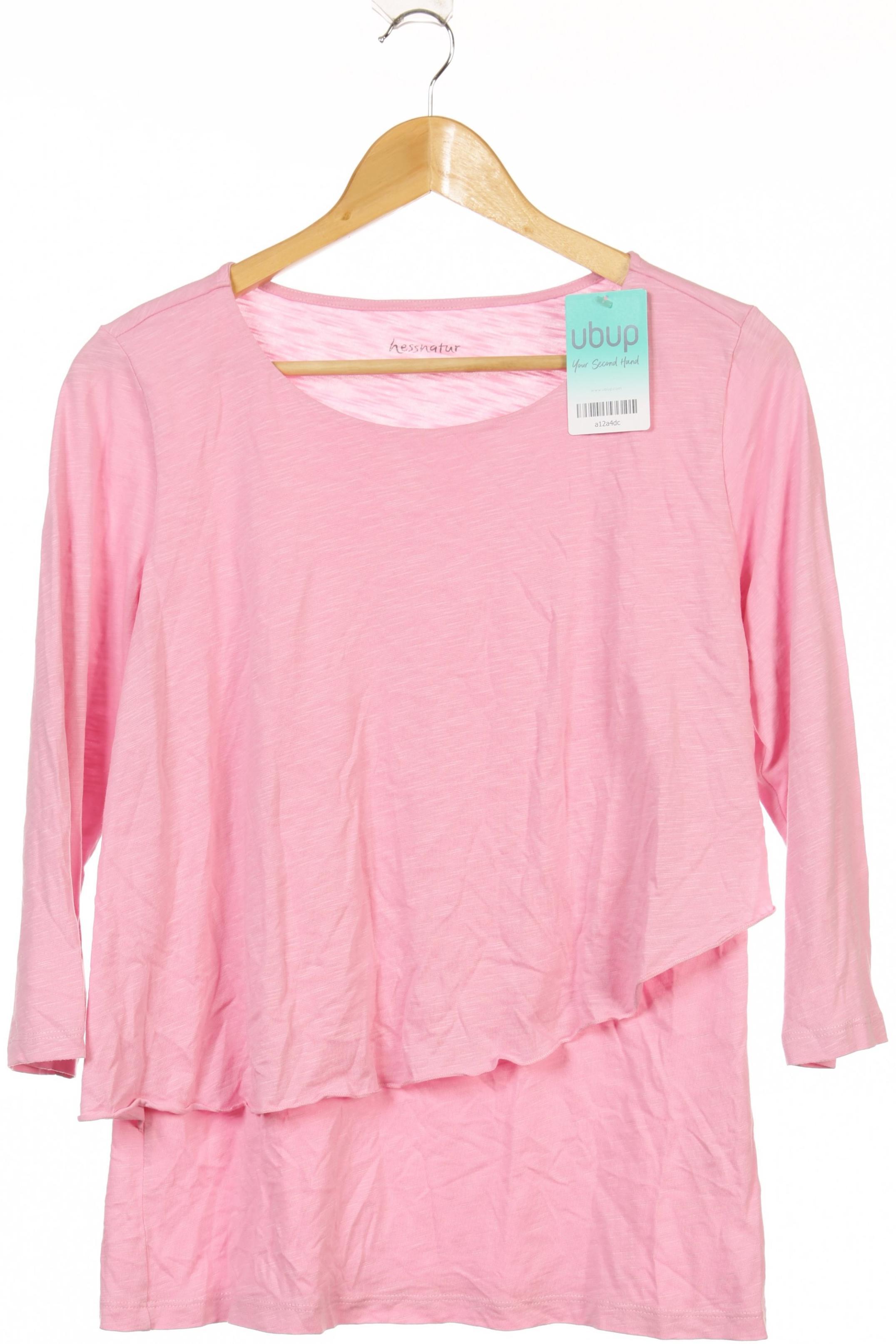 

hessnatur Damen Langarmshirt, pink, Gr. 42