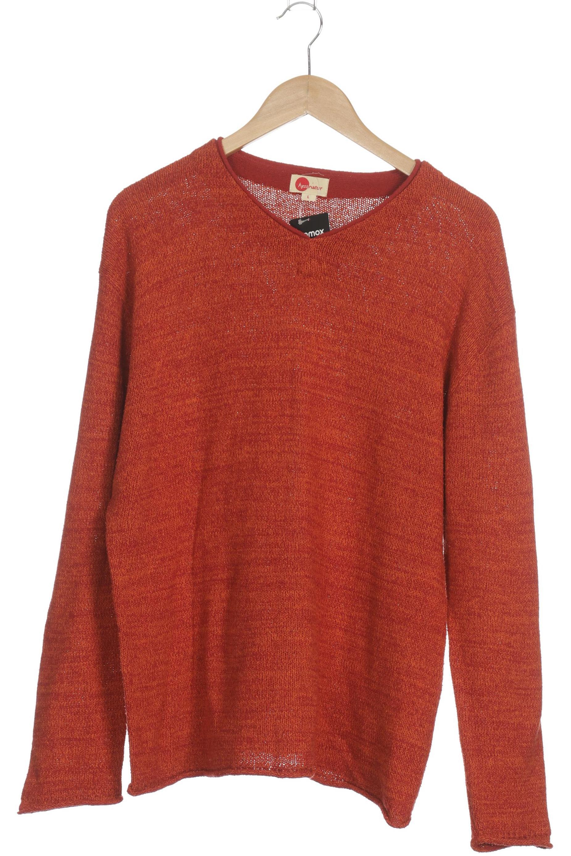

hessnatur Damen Pullover, orange, Gr.