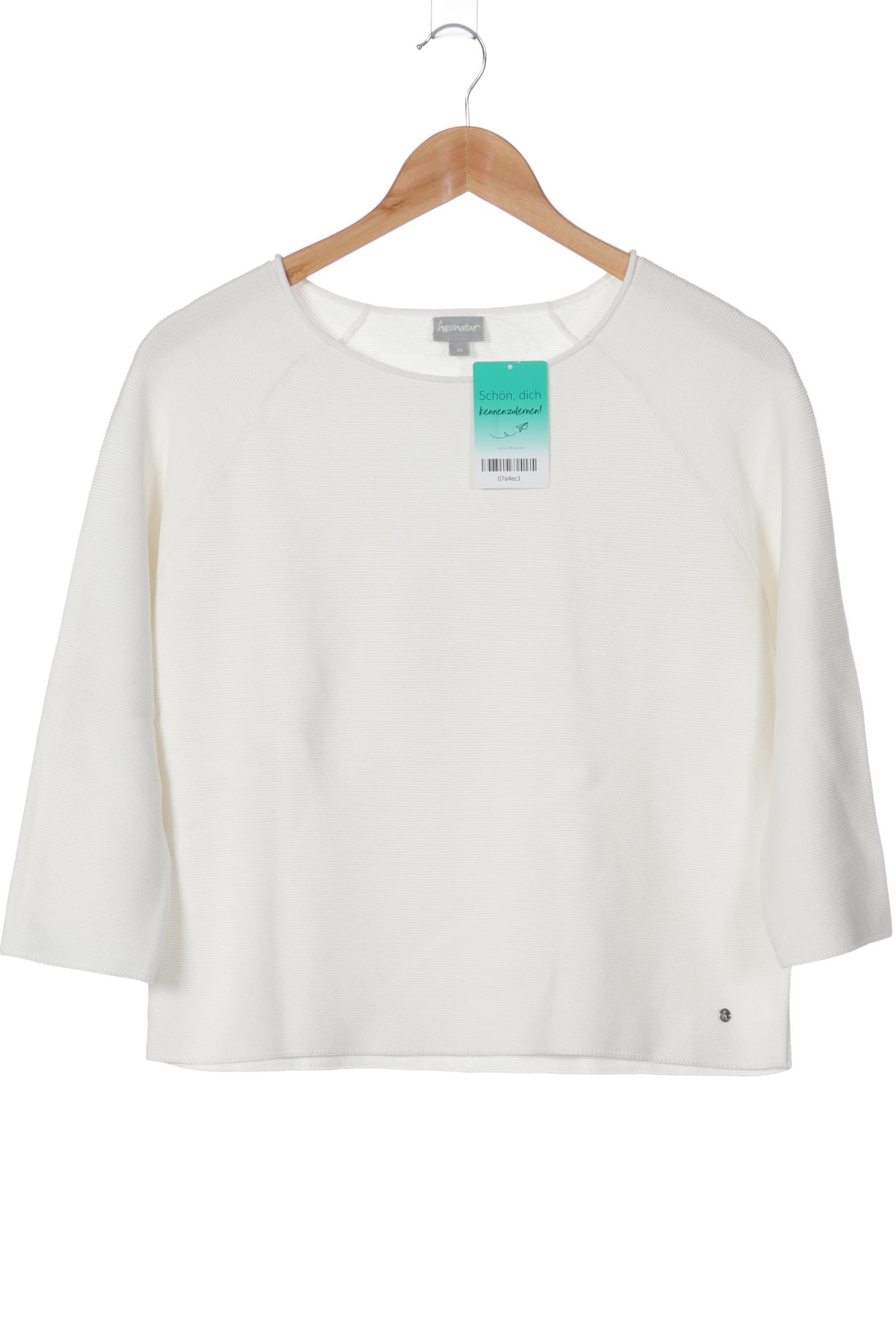 

hessnatur Damen Pullover, weiß, Gr. 38