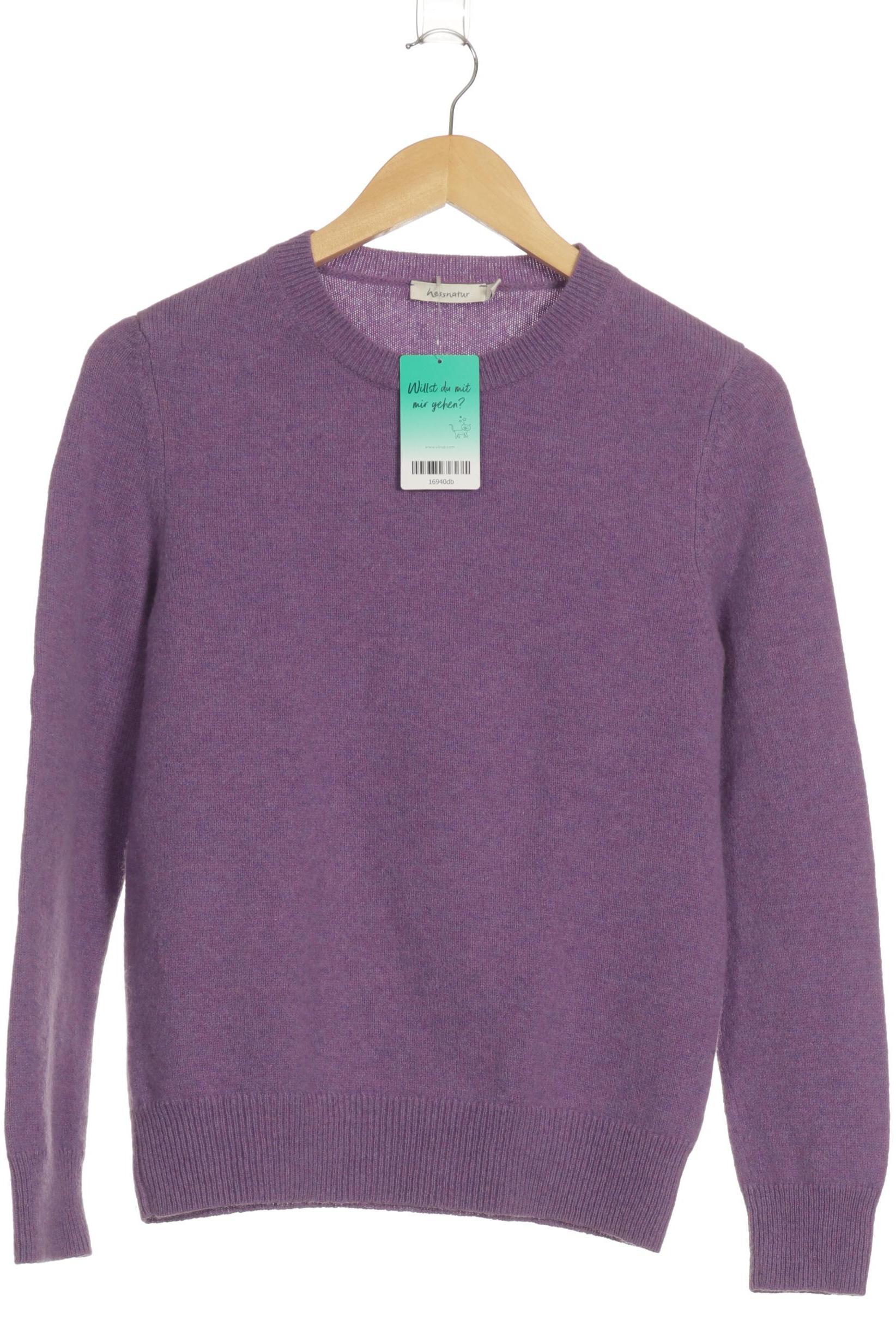 

hessnatur Damen Pullover, lila, Gr. 36