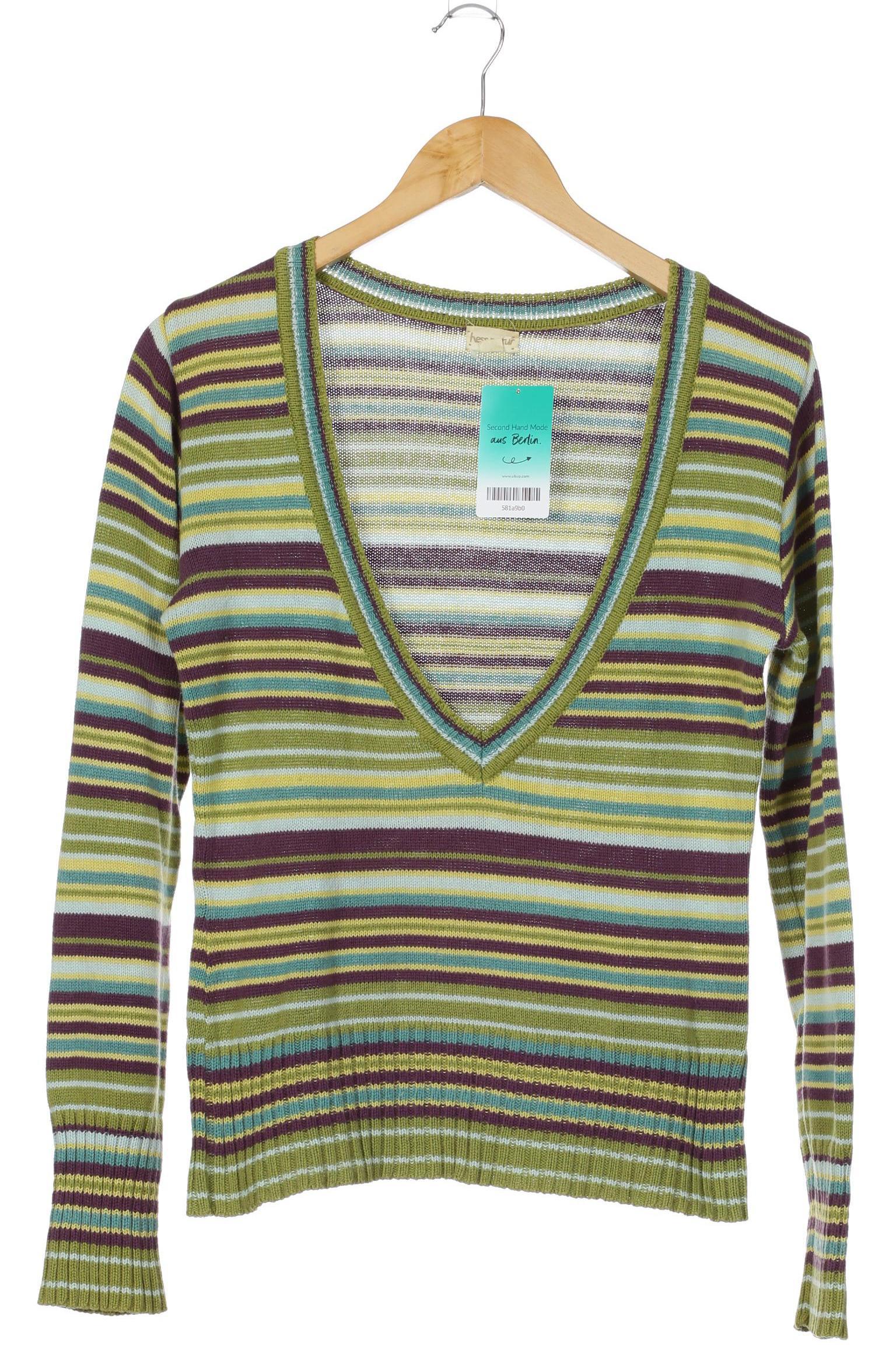 

hessnatur Damen Pullover, grün, Gr. 34