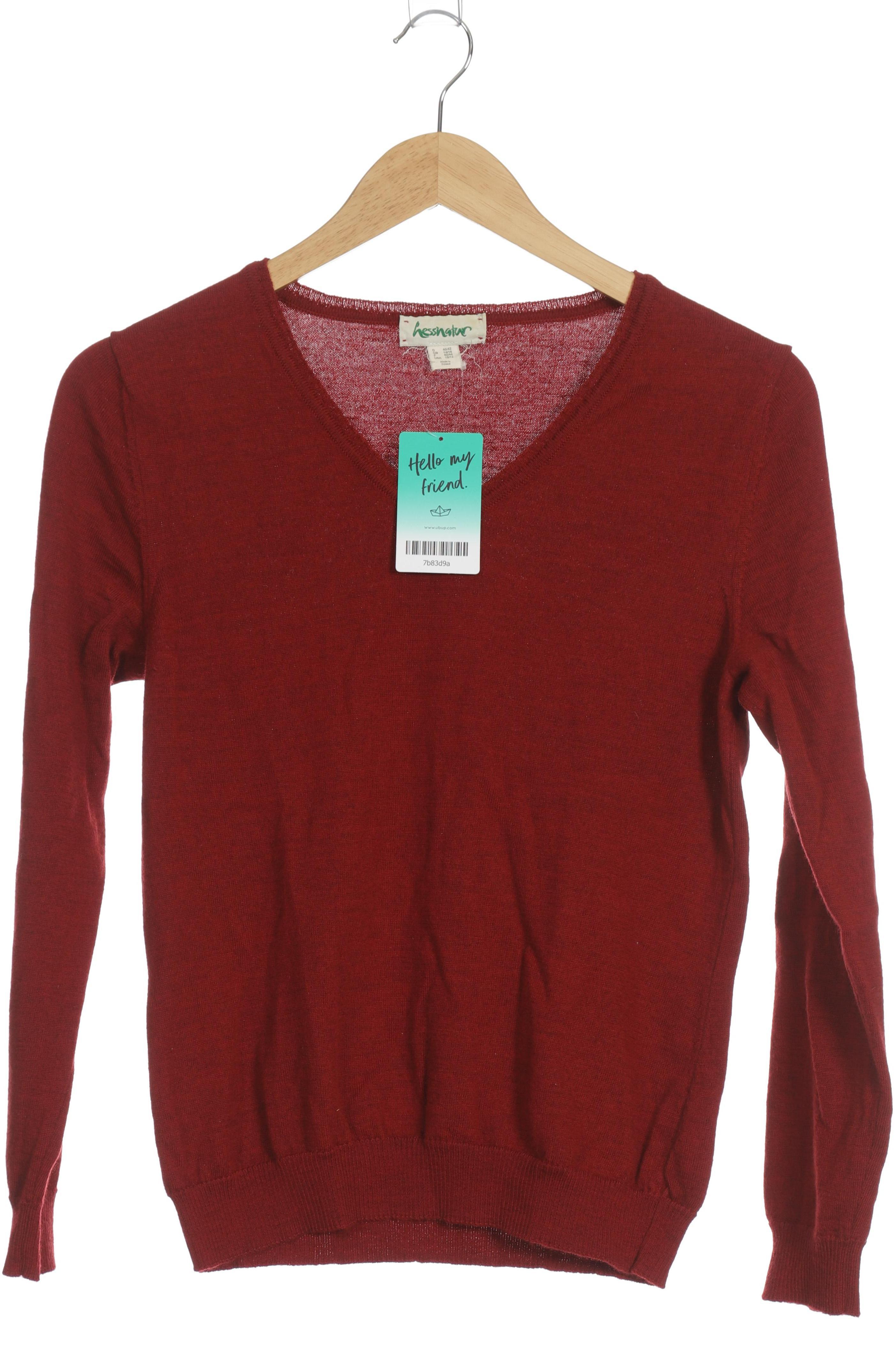 

hessnatur Damen Pullover, rot, Gr. 40