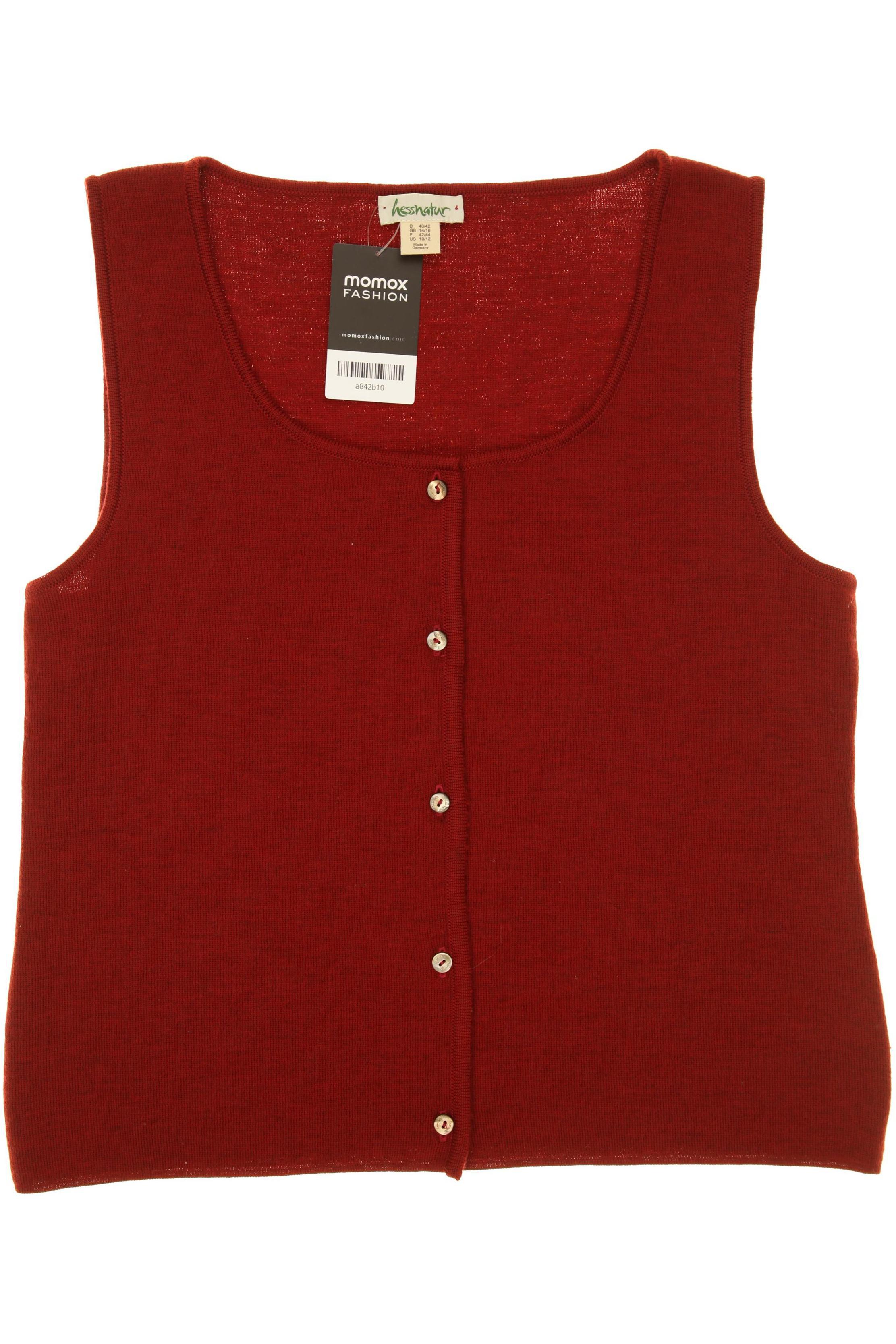 

hessnatur Damen Strickjacke, rot, Gr. 40