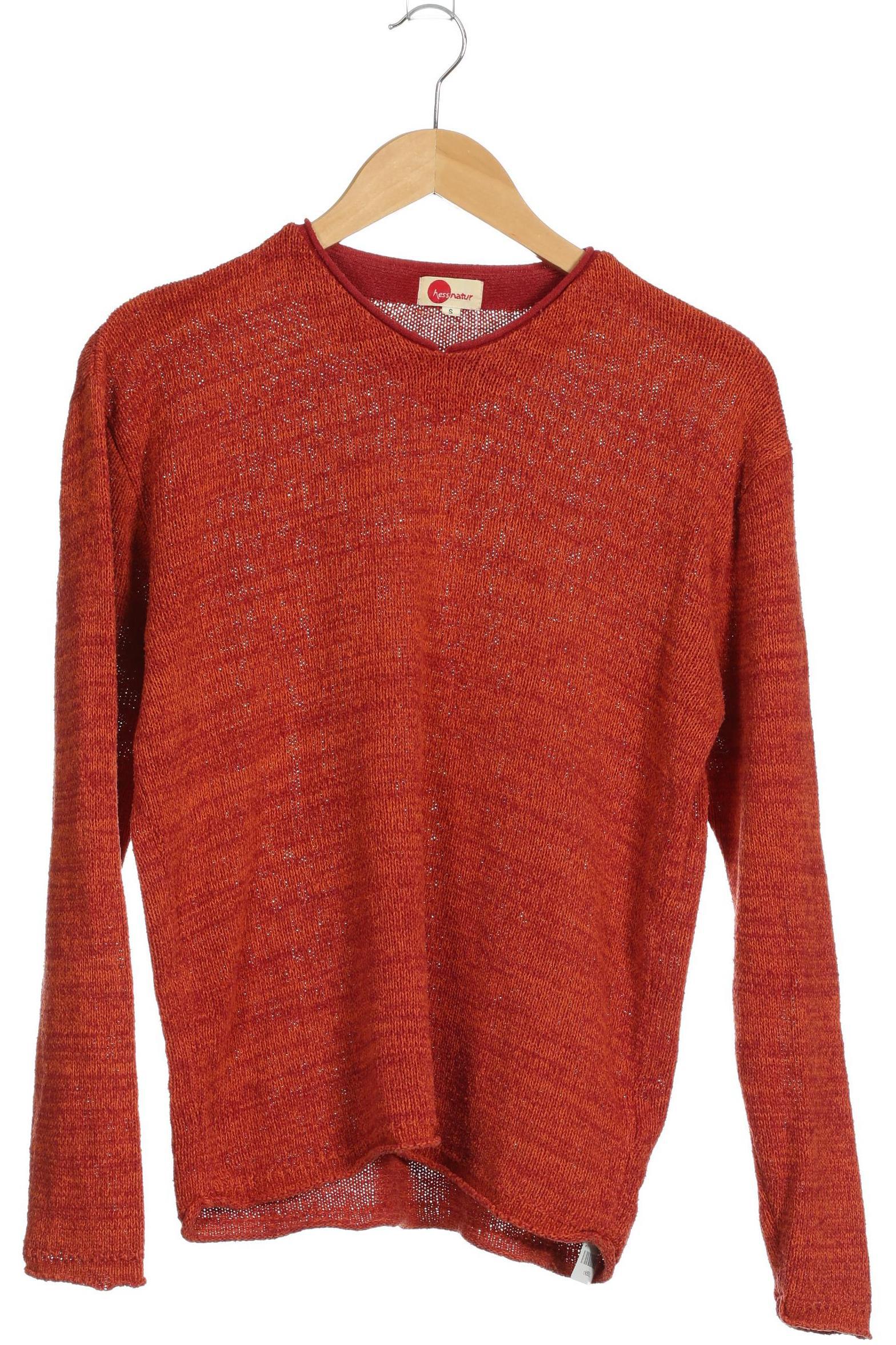

hessnatur Damen Pullover, orange, Gr.