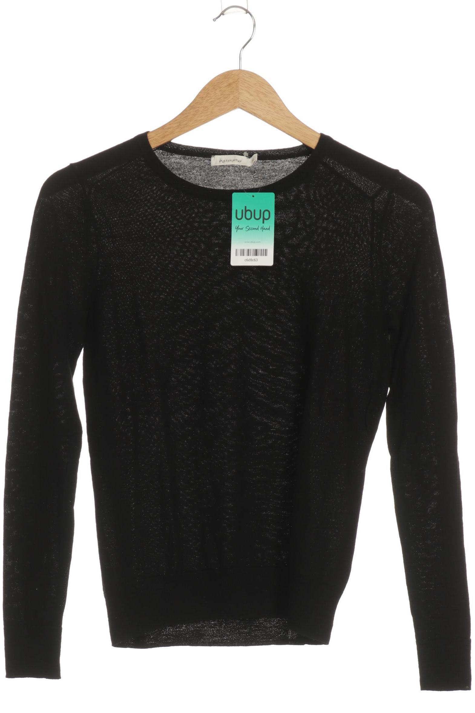 

hessnatur Damen Pullover, schwarz, Gr. 36