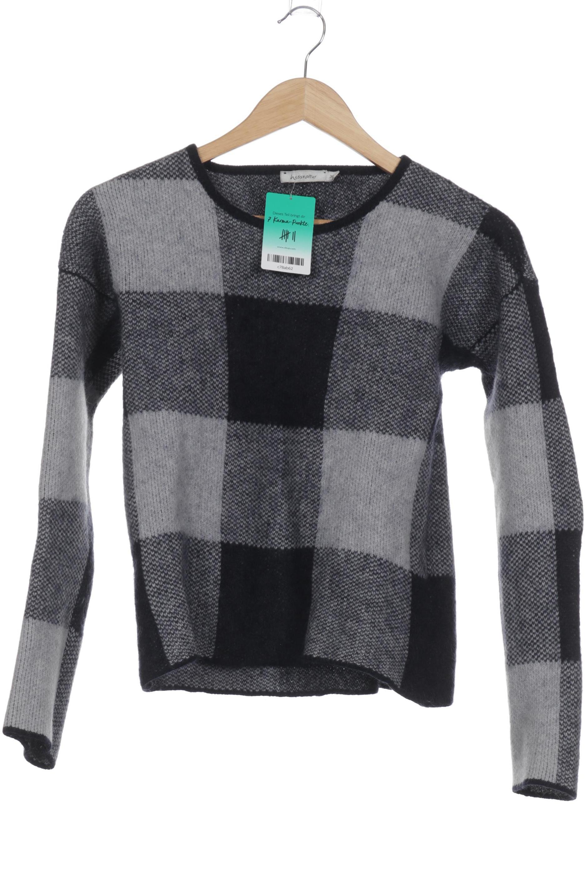 

hessnatur Damen Pullover, grau, Gr. 36