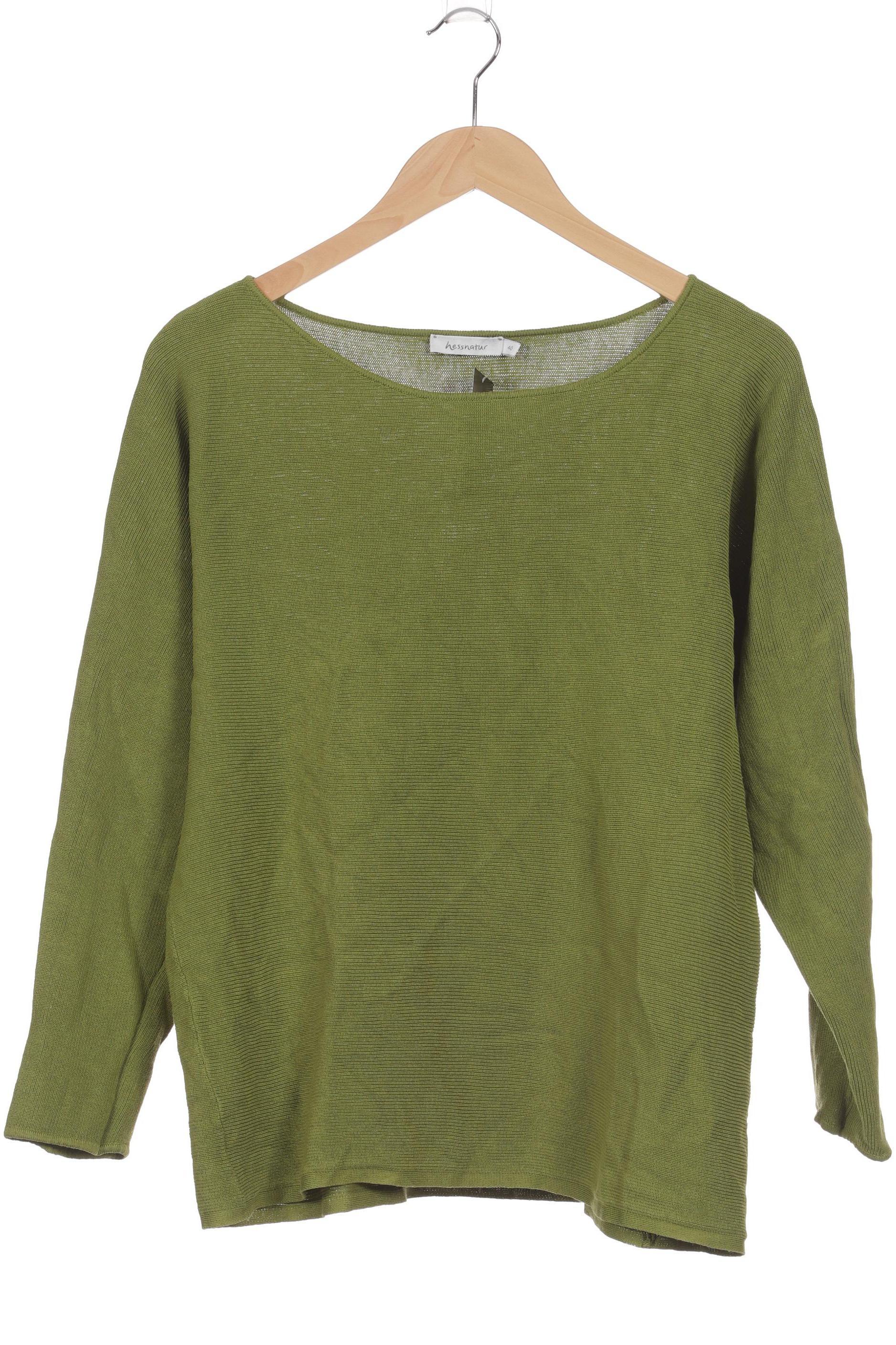 

hessnatur Damen Pullover, grün, Gr. 40