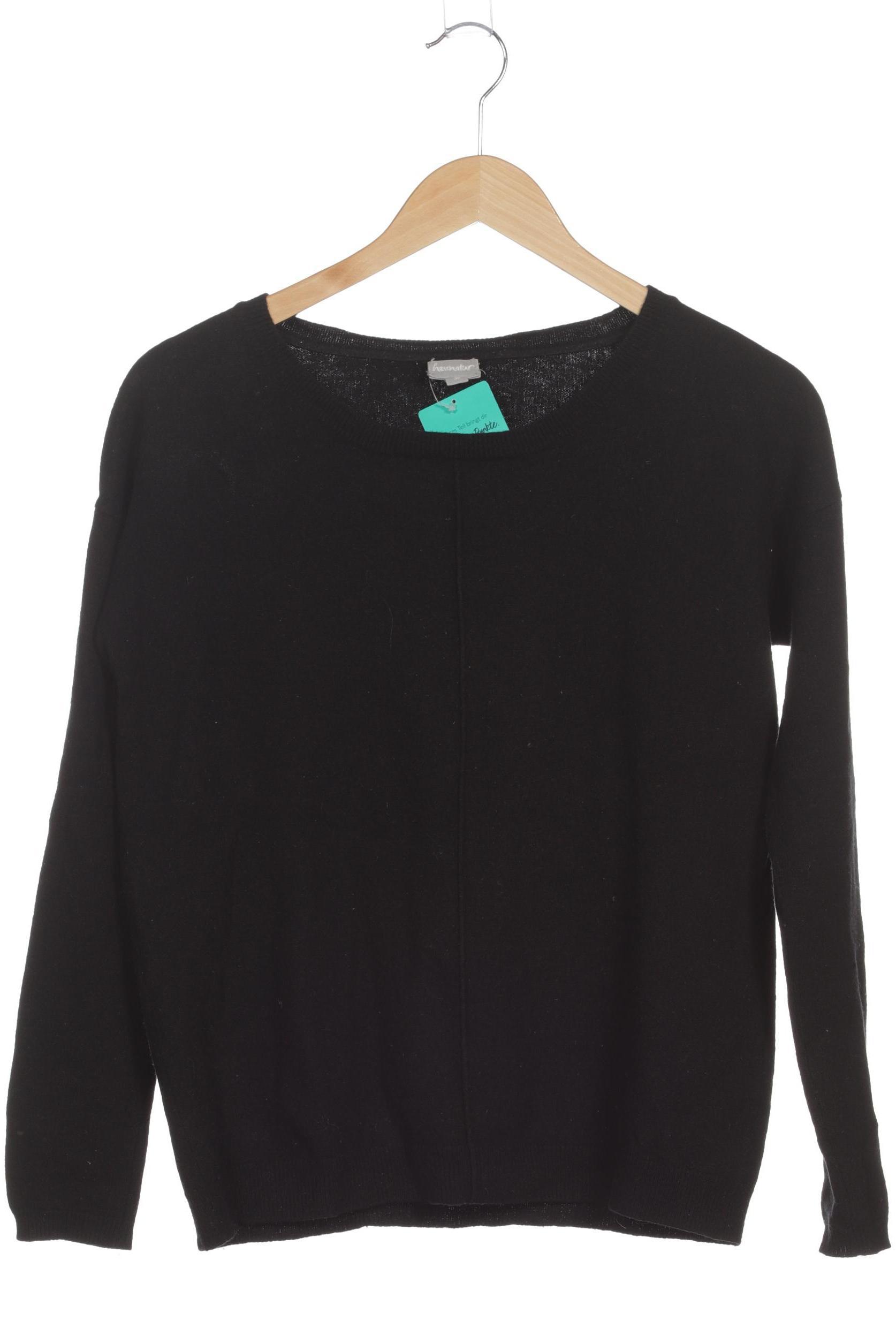 

hessnatur Damen Pullover, schwarz, Gr. 38