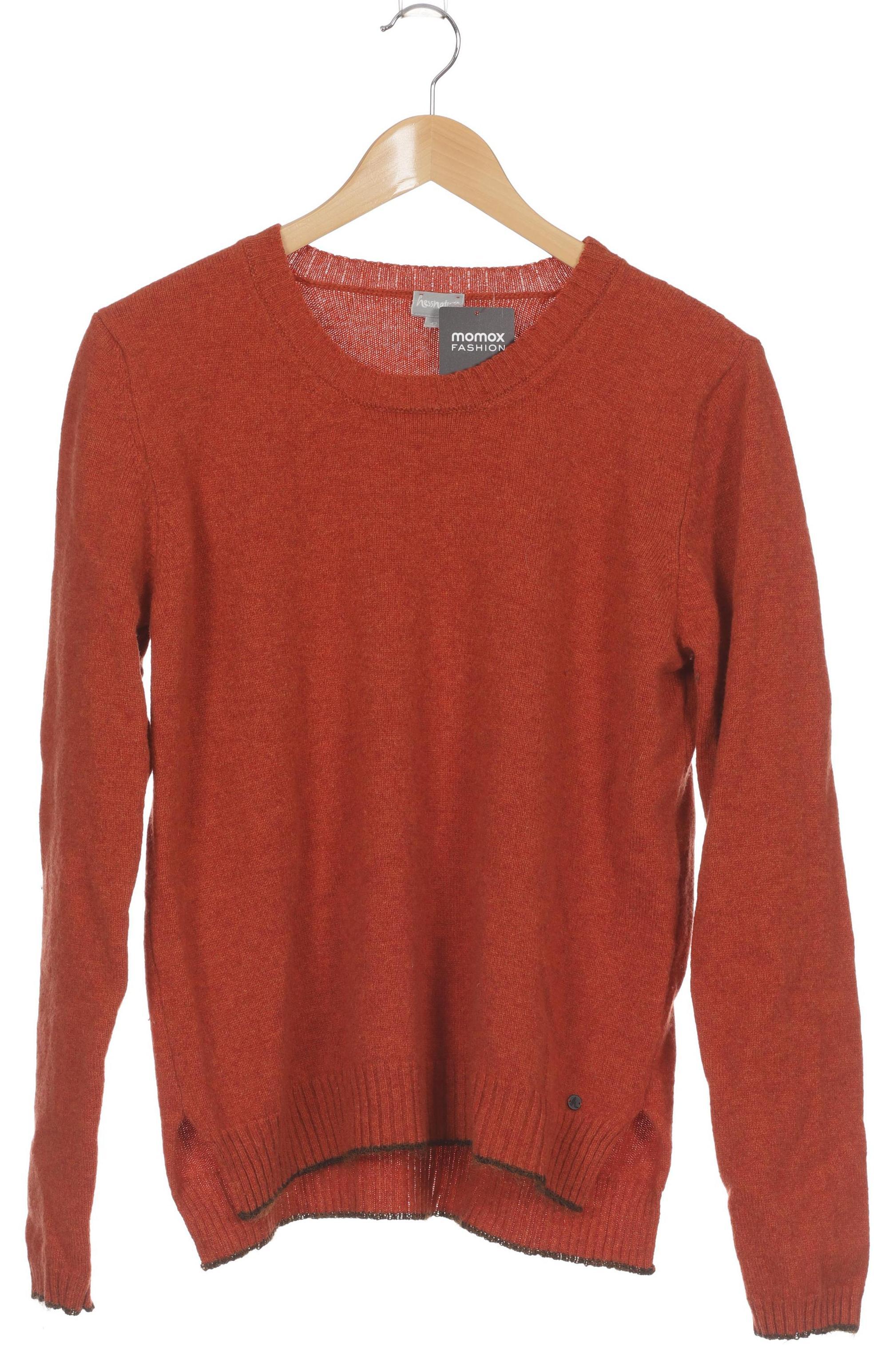 

hessnatur Damen Pullover, orange, Gr. 42