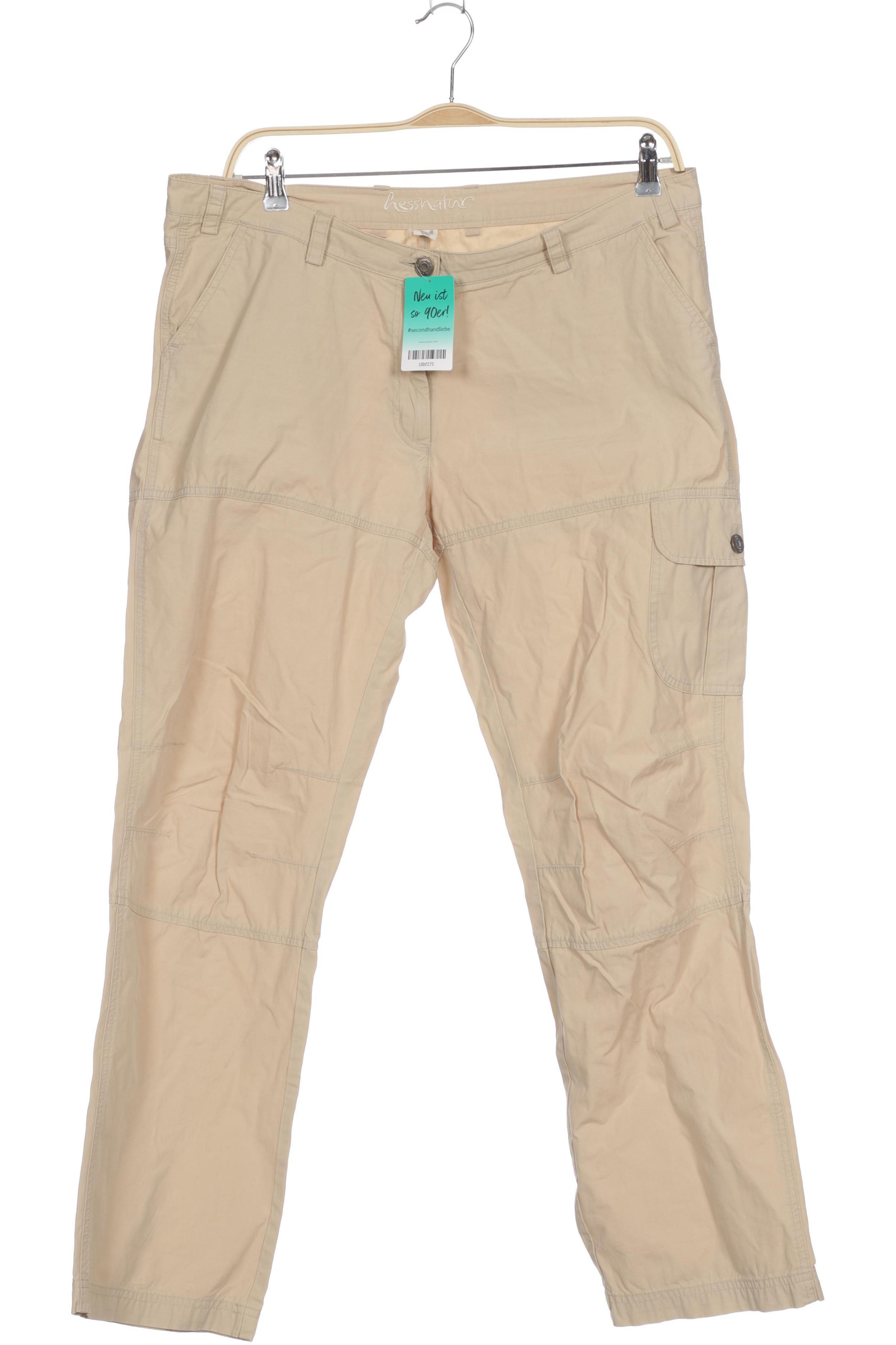 

hessnatur Damen Stoffhose, beige, Gr. 46