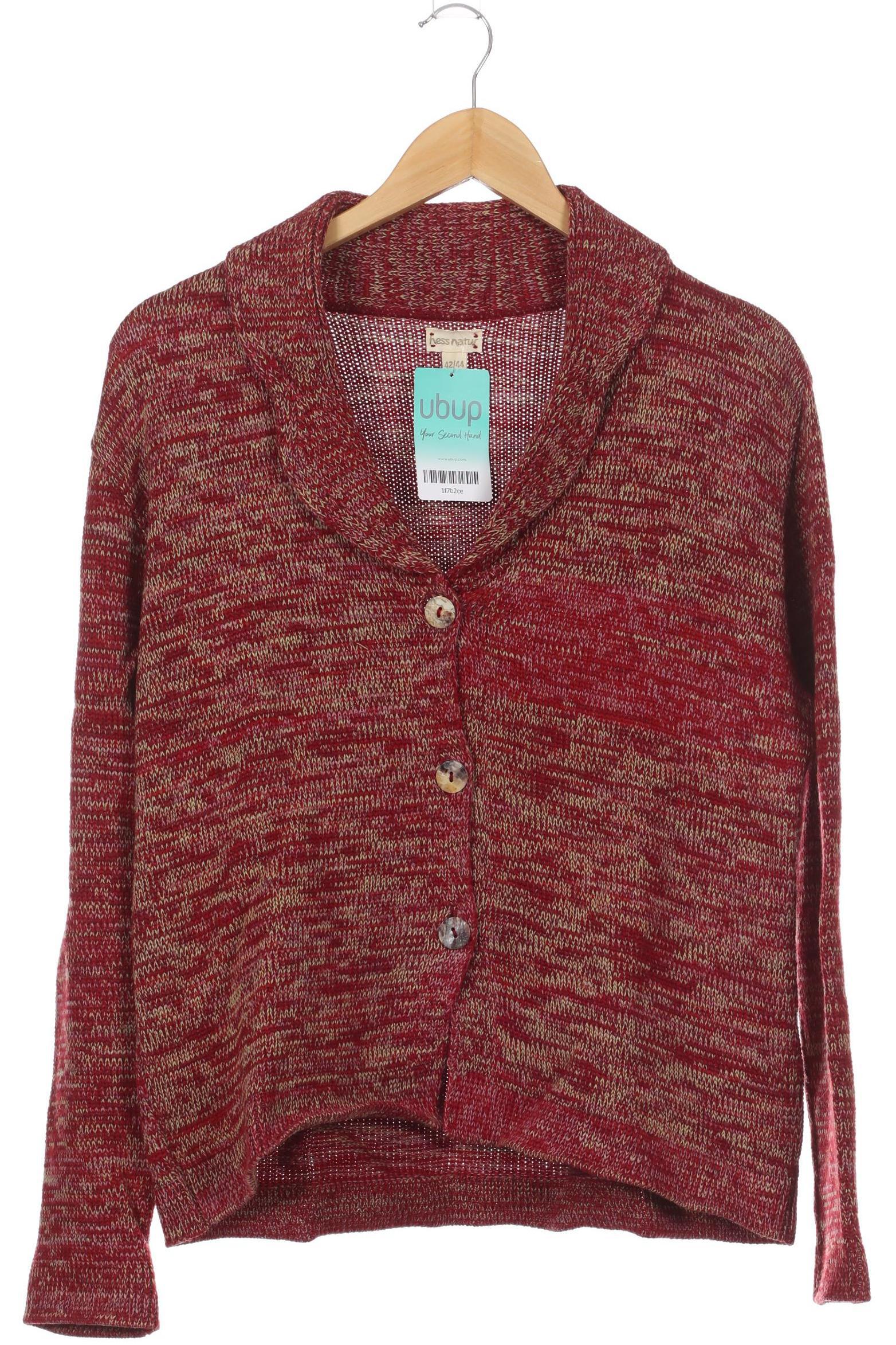 

hessnatur Damen Strickjacke, rot, Gr. 42