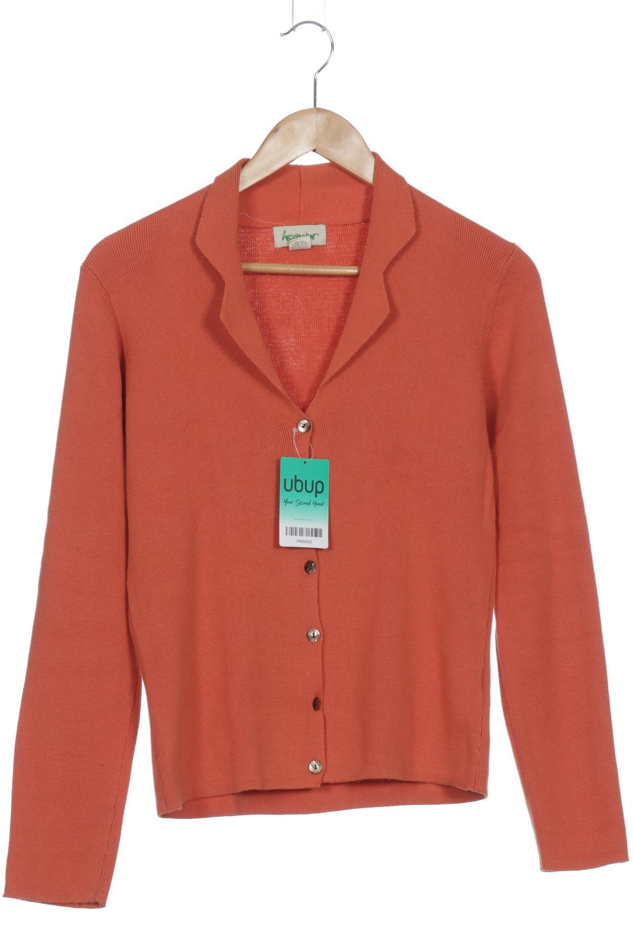 

hessnatur Damen Strickjacke, orange, Gr. 36