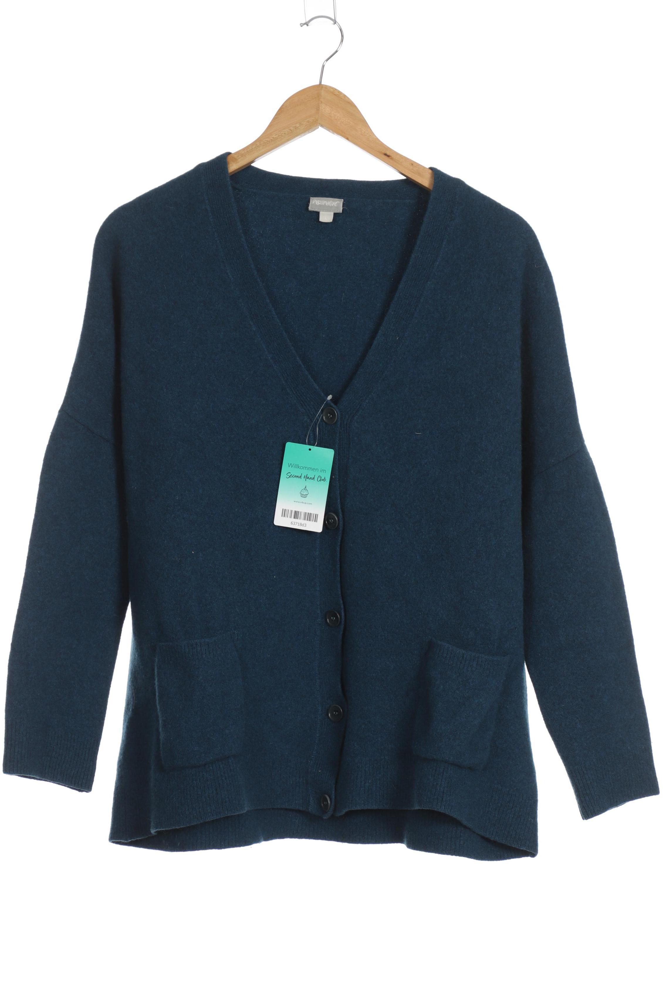 

hessnatur Damen Strickjacke, türkis, Gr.