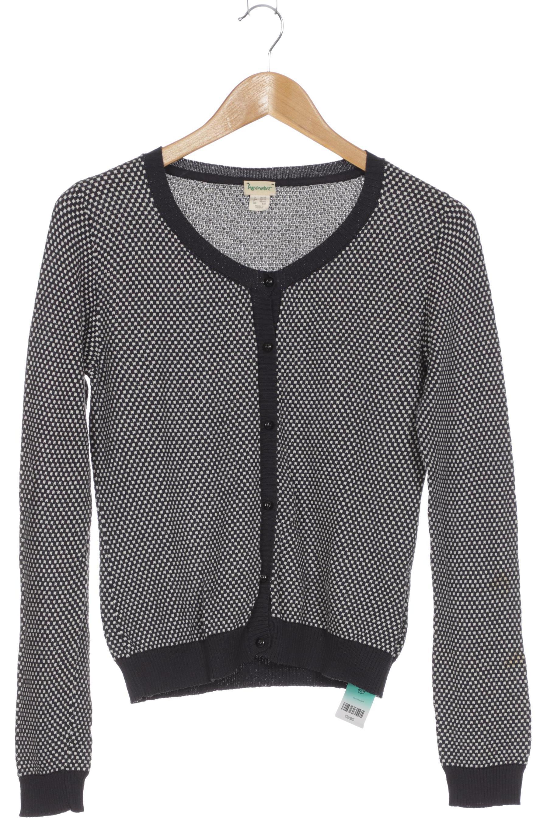 

hessnatur Damen Strickjacke, grau, Gr. 38