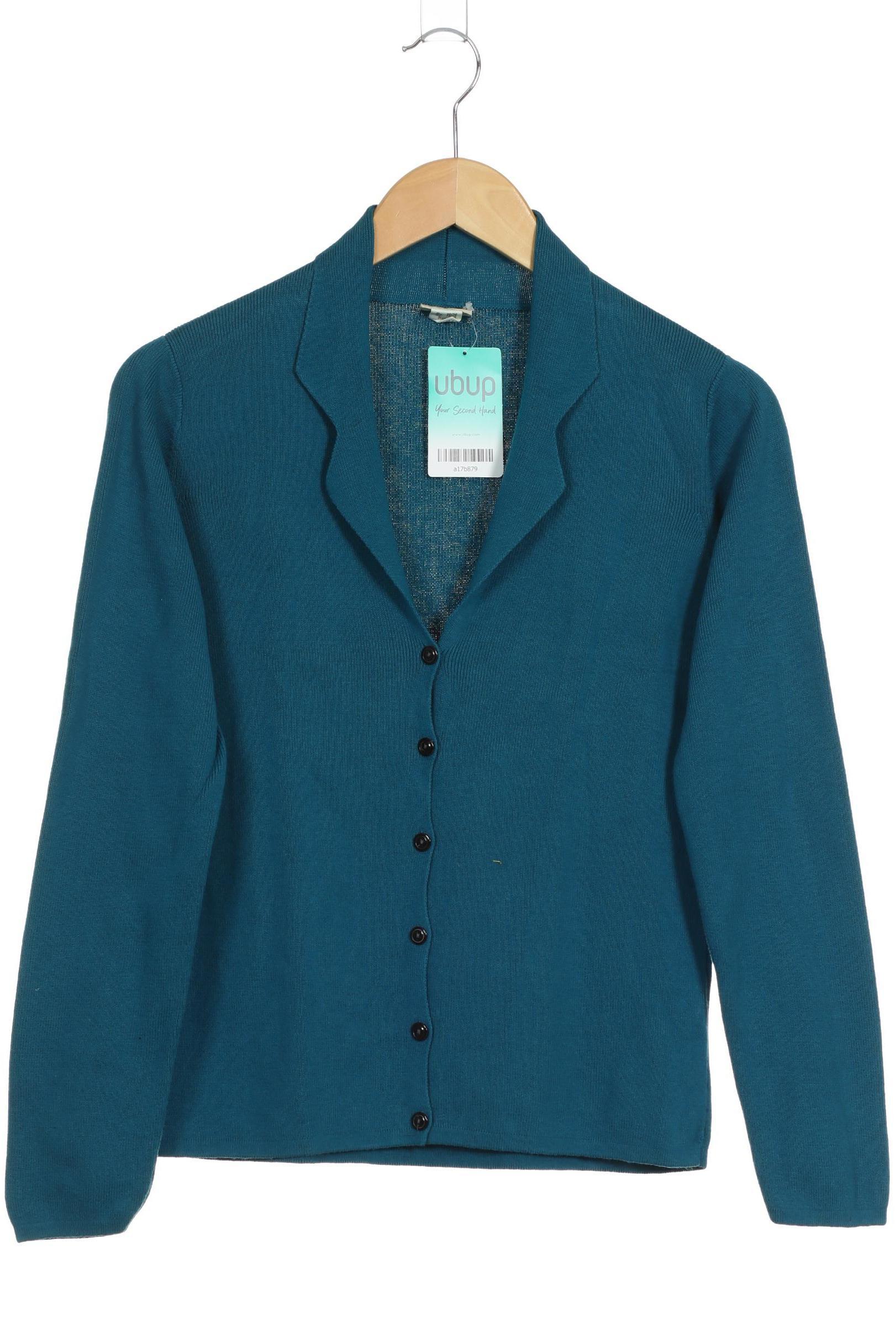 

hessnatur Damen Strickjacke, blau, Gr. 38