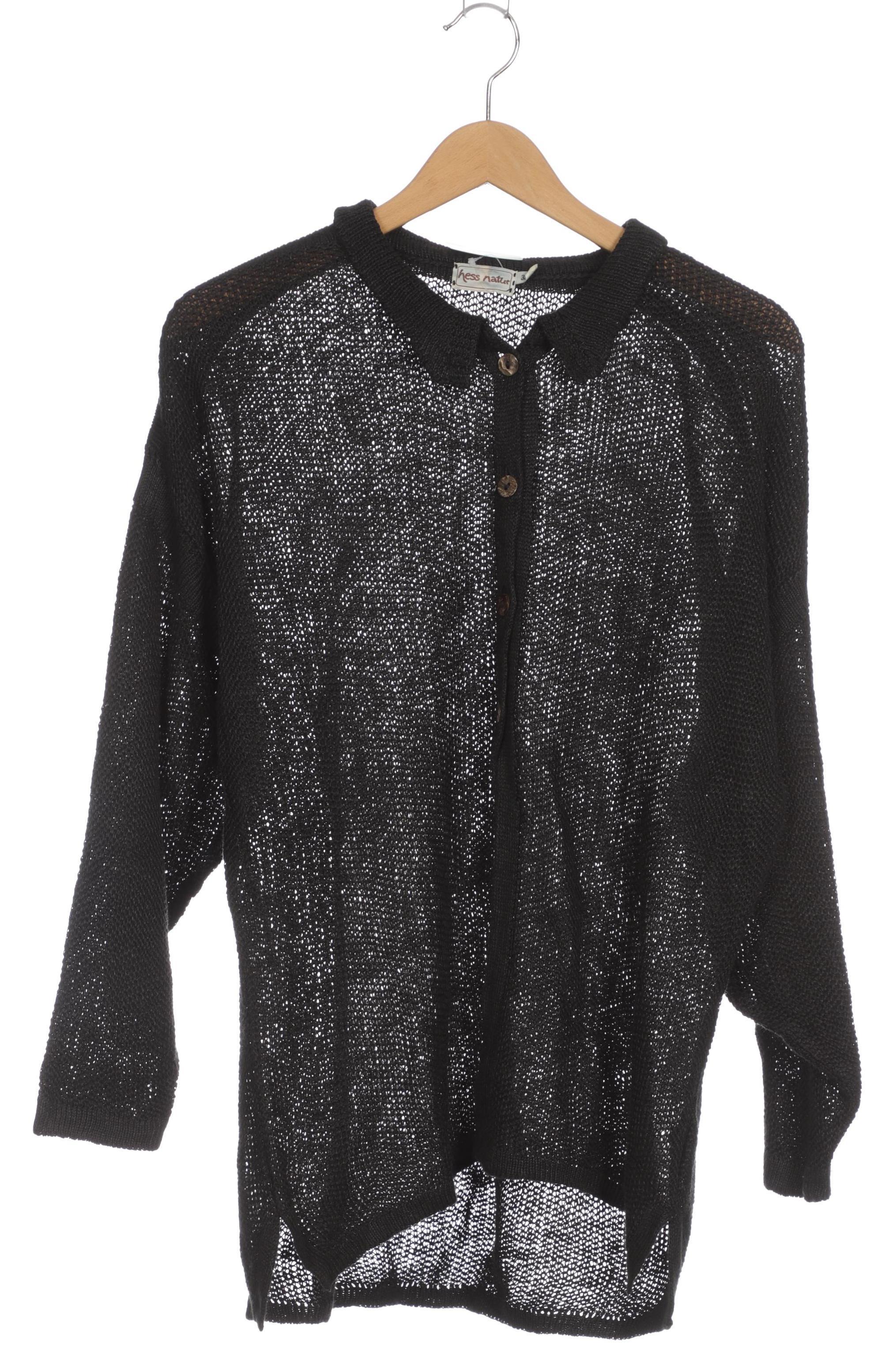 

hessnatur Damen Strickjacke, schwarz, Gr. 38