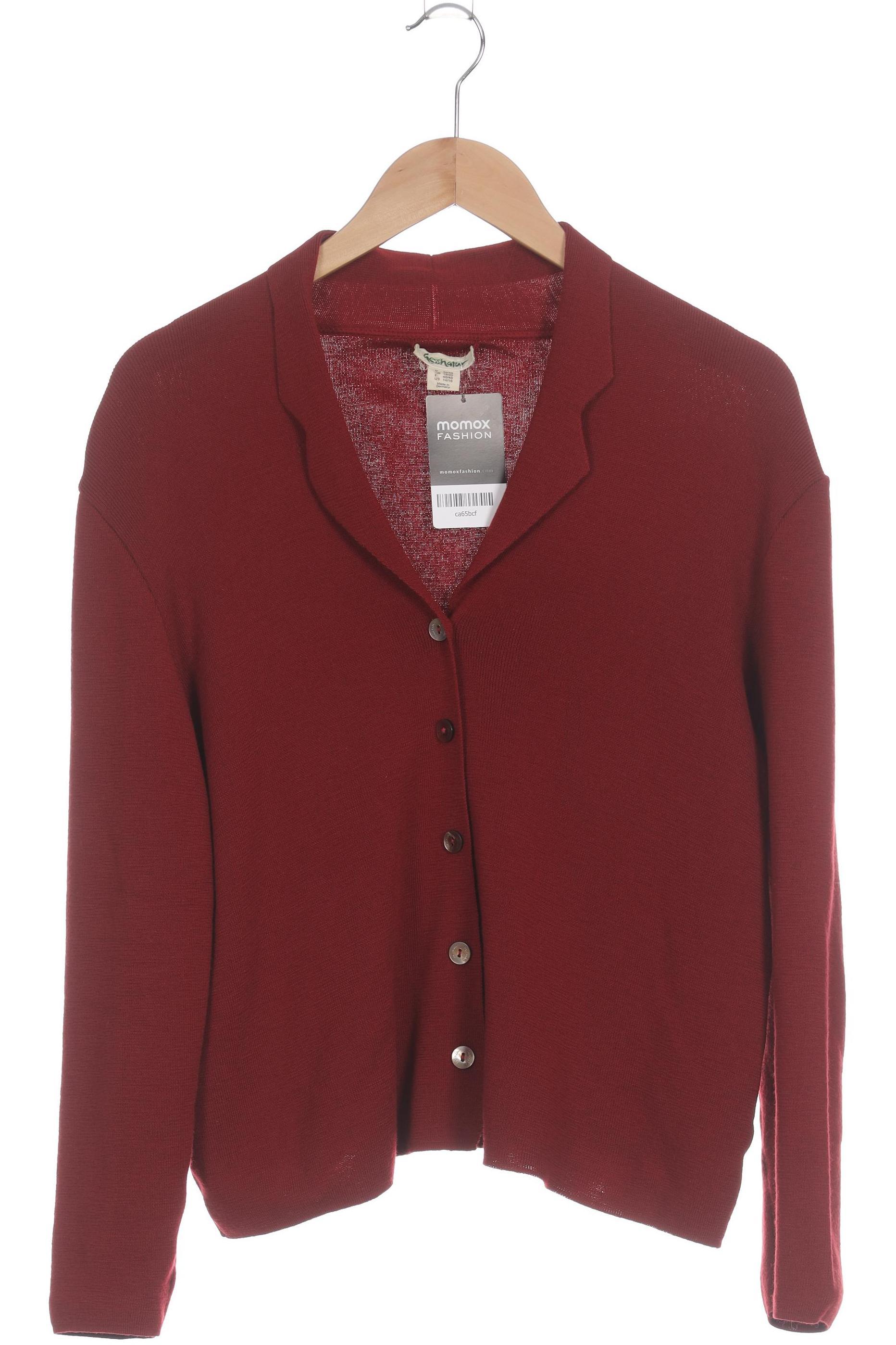 

hessnatur Damen Strickjacke, rot, Gr. 44