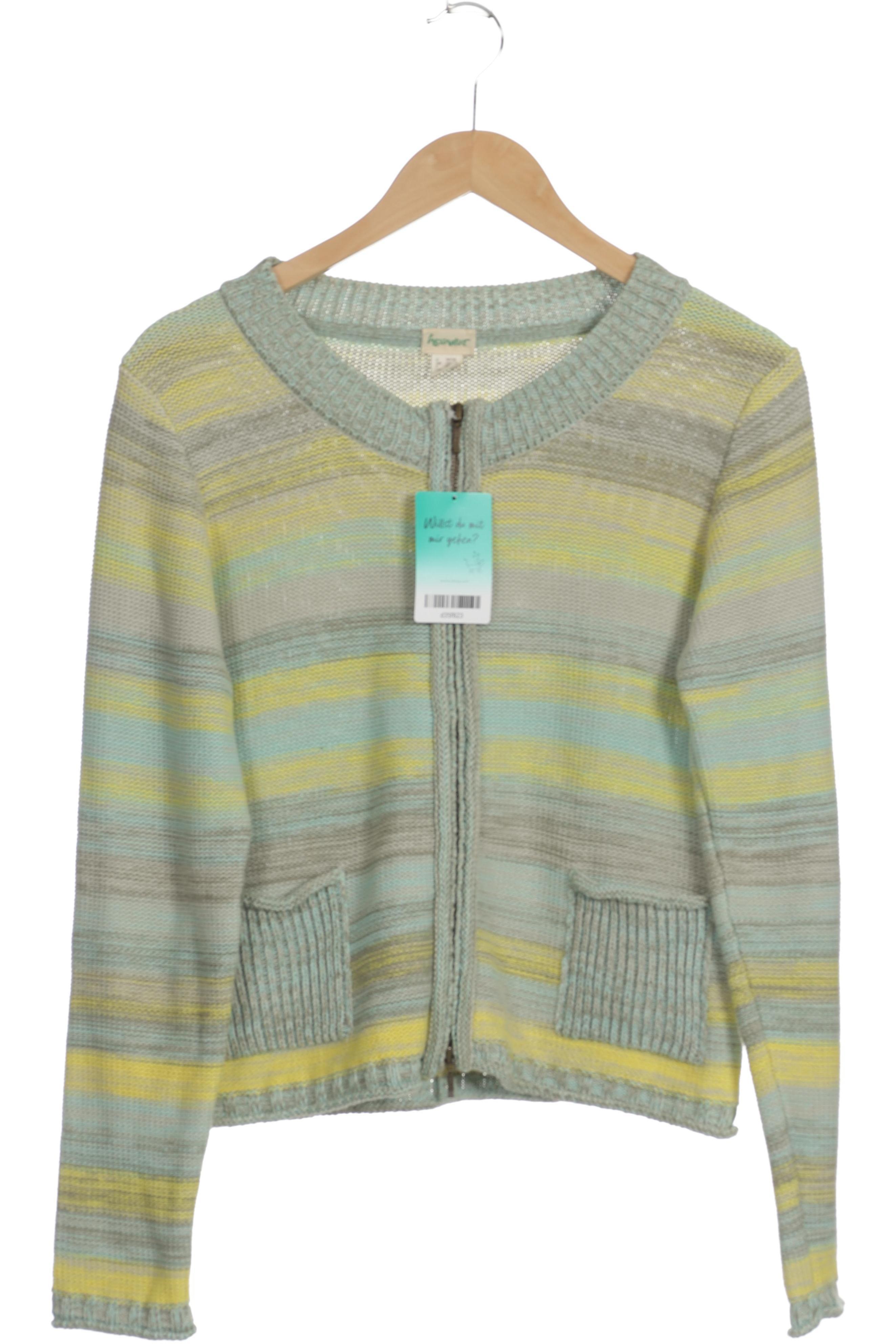 

hessnatur Damen Strickjacke, gelb, Gr. 36