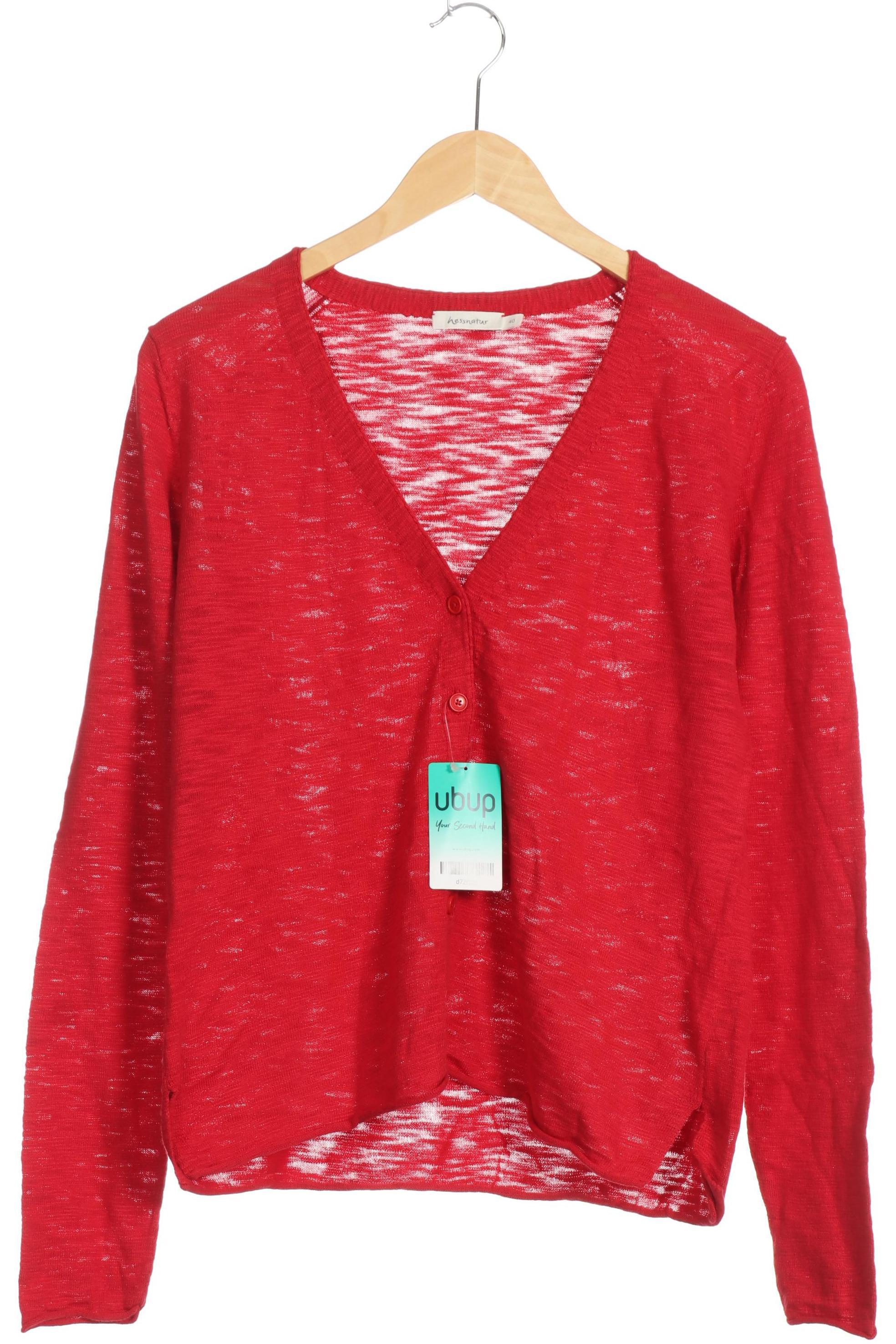 

hessnatur Damen Strickjacke, rot, Gr. 40