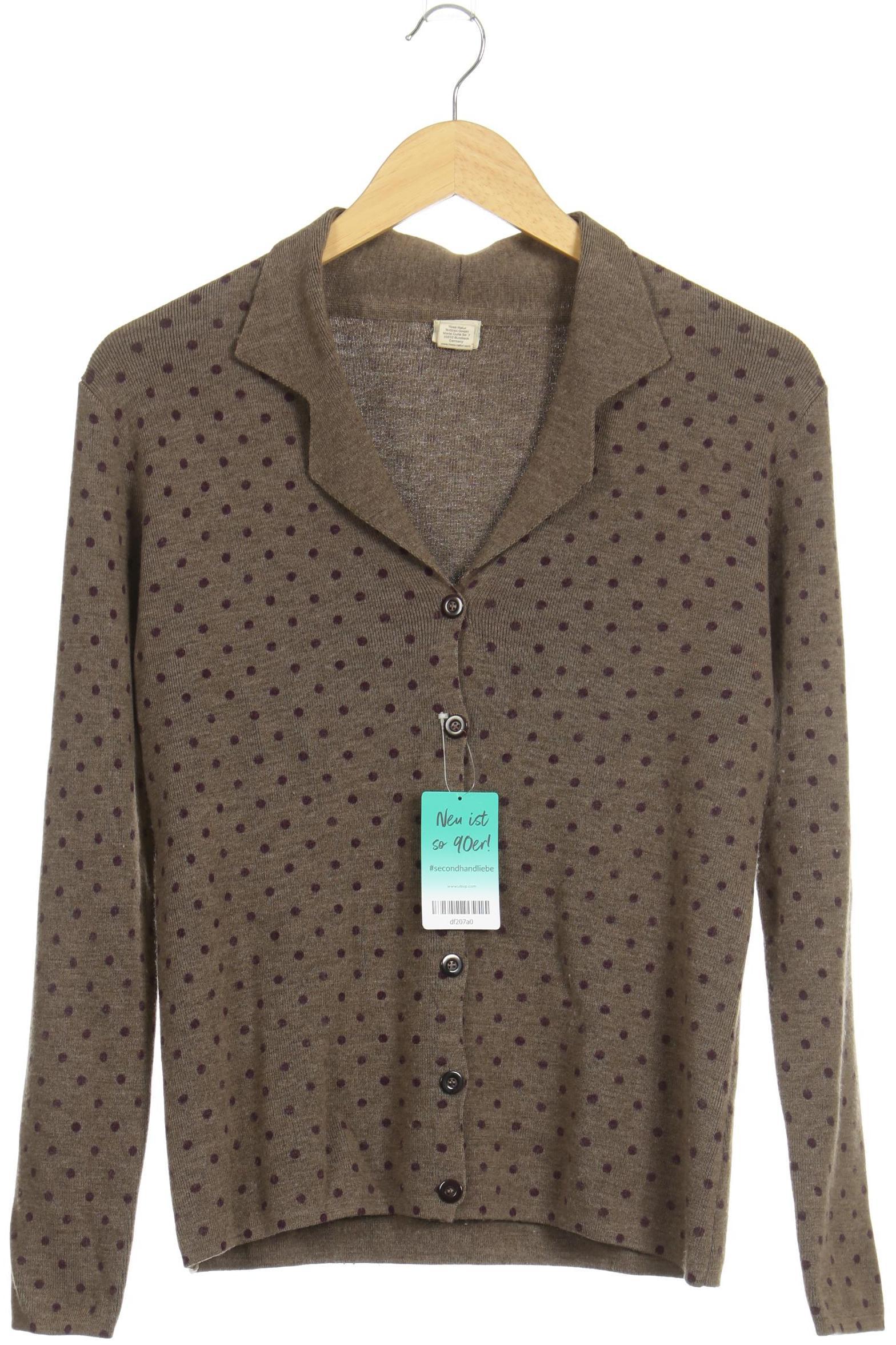 

hessnatur Damen Strickjacke, braun, Gr. 36